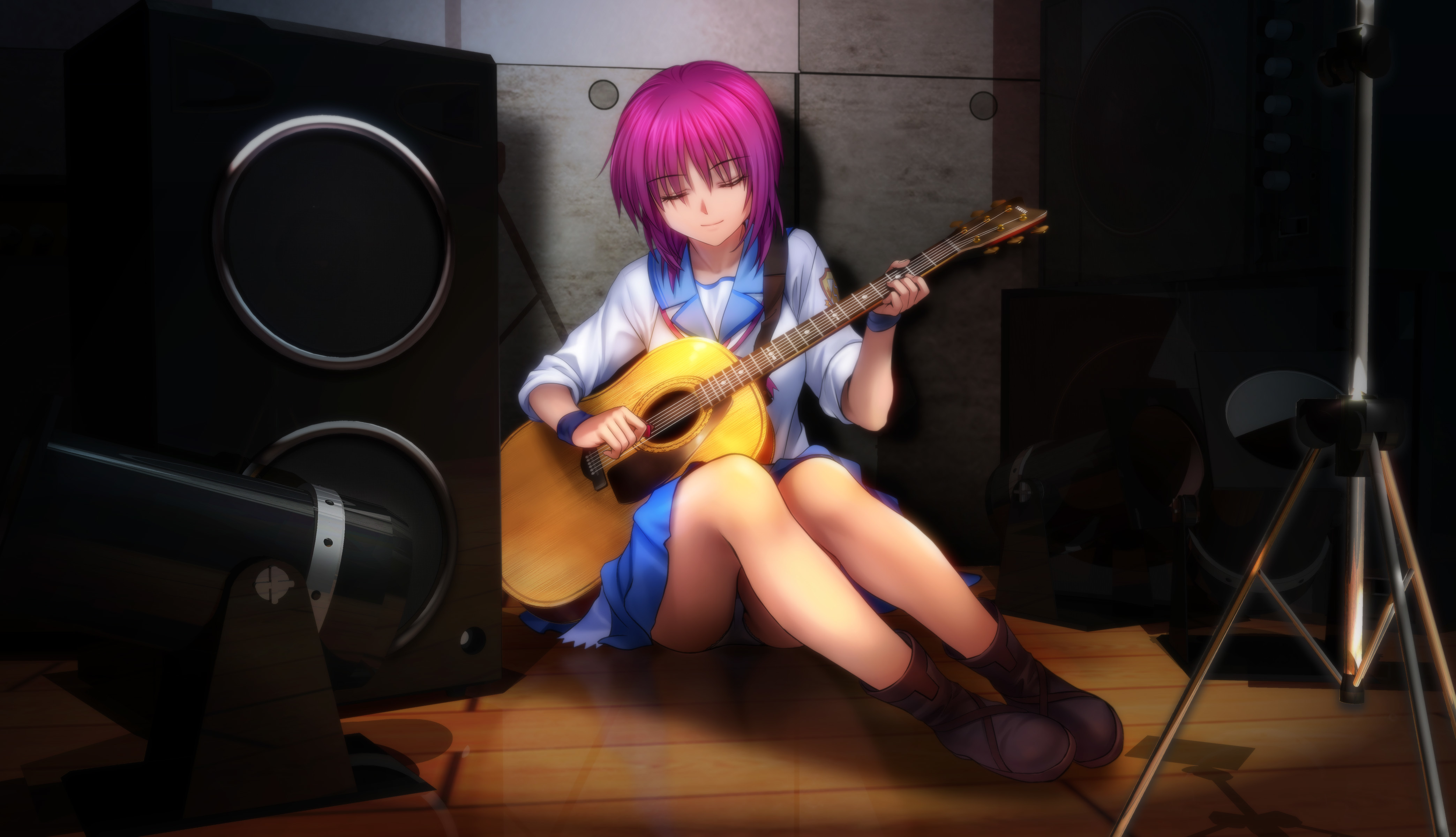 angle beats,女孩,吉他,