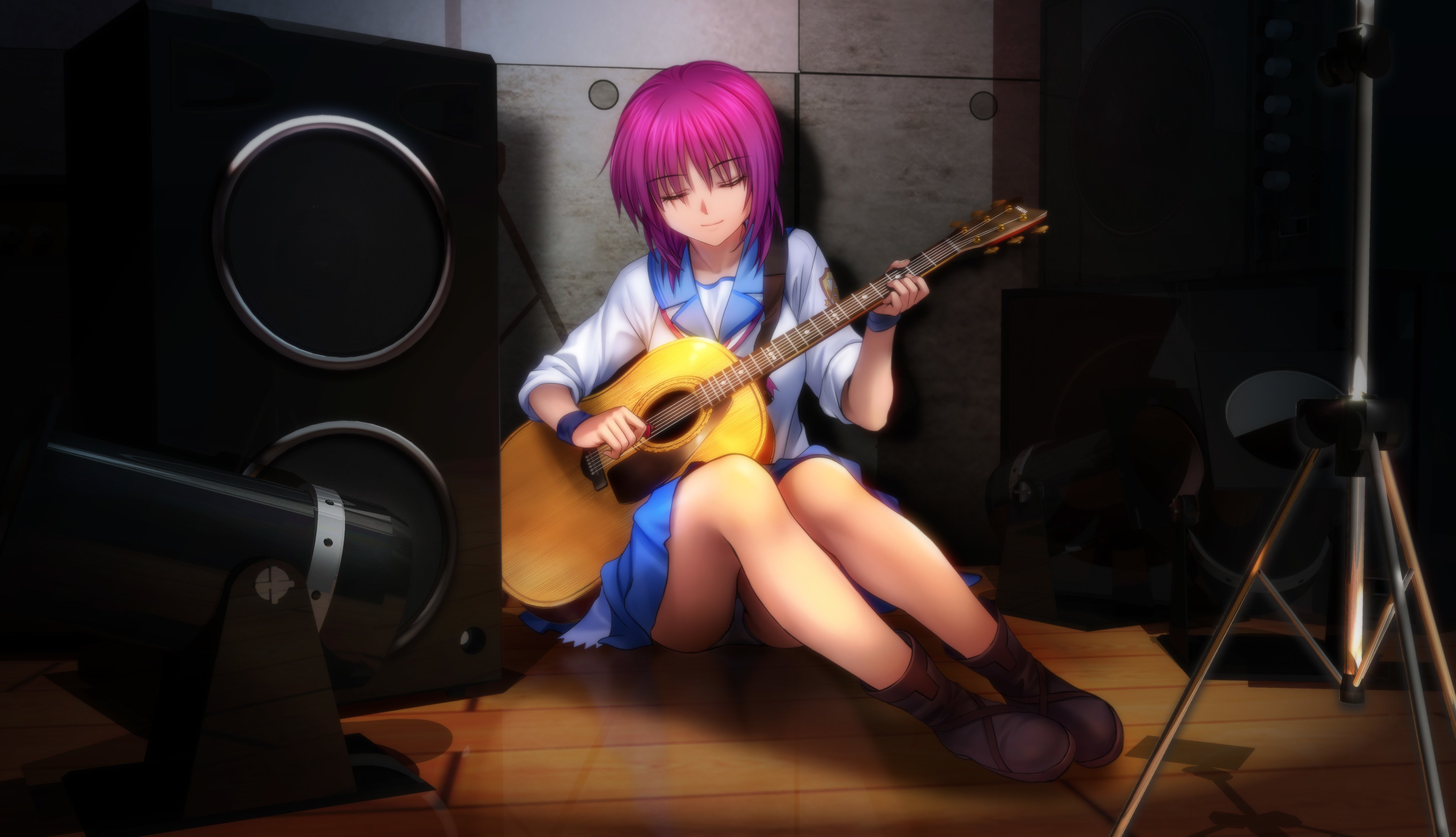 angle beats,女孩,吉他,