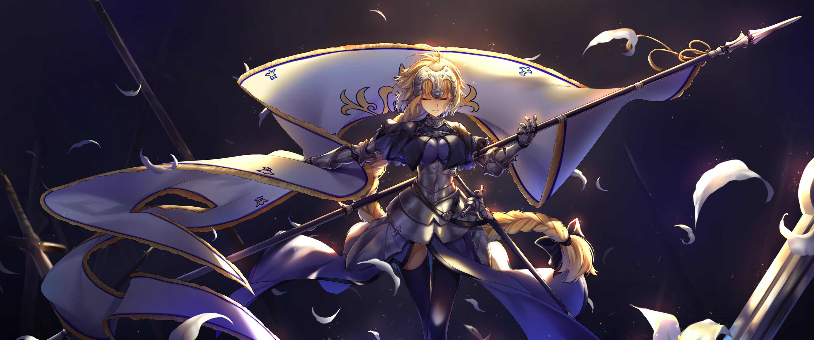 fate动漫美女3440x1440_15776