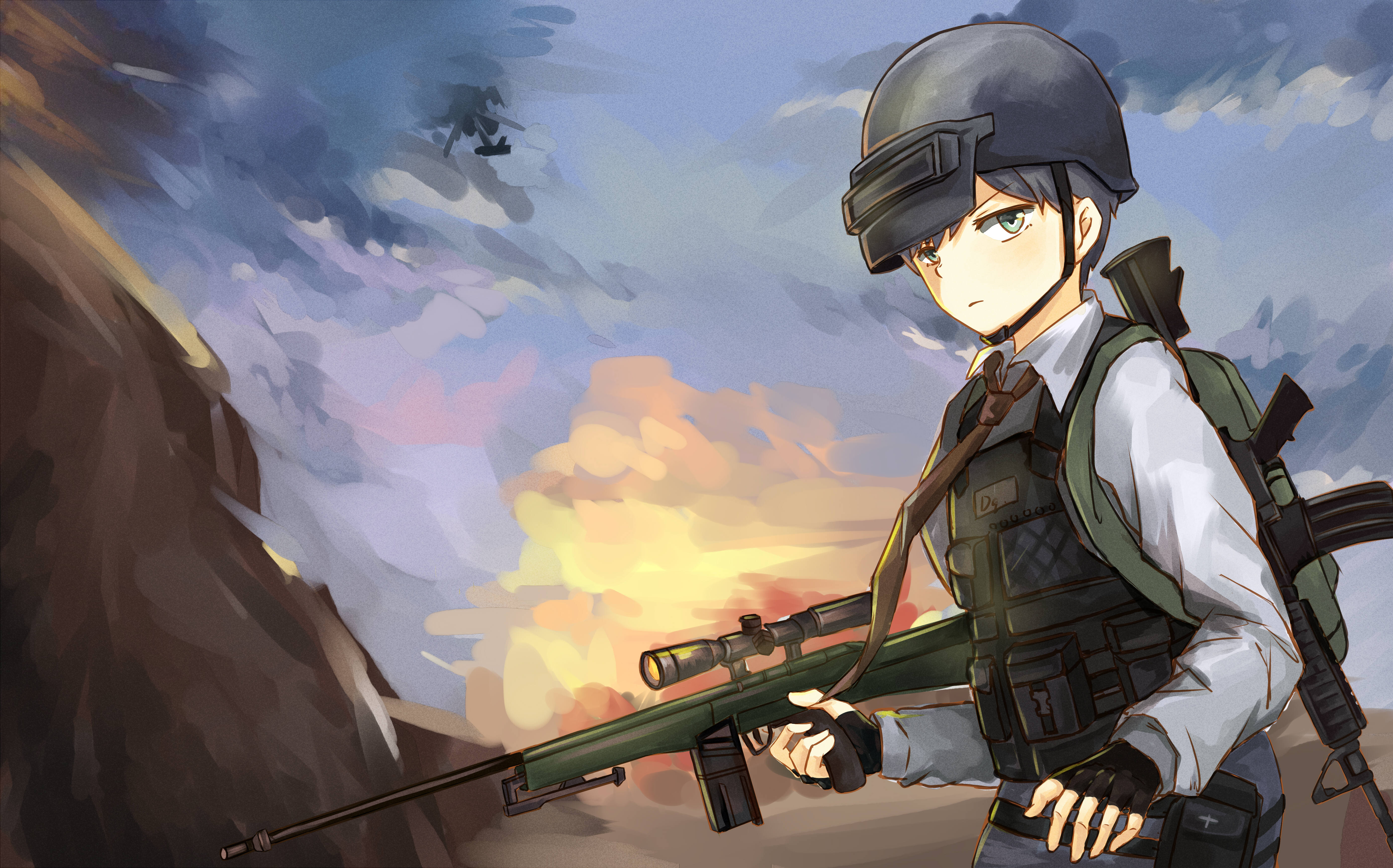 PUBG 绝地求生5k插画壁