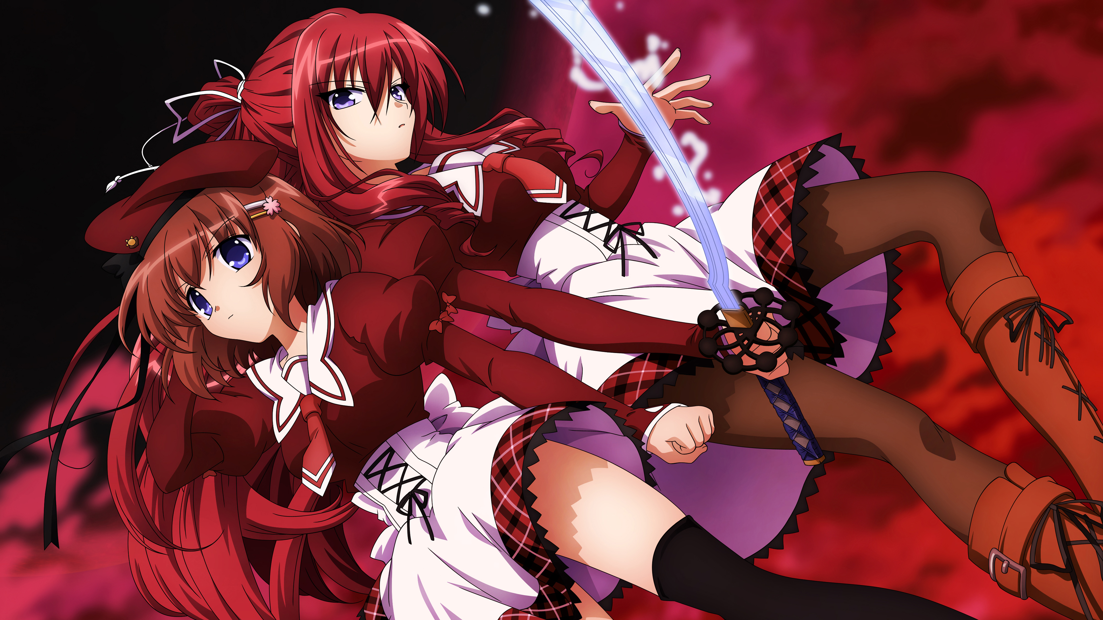 Red Night两个动漫女生4