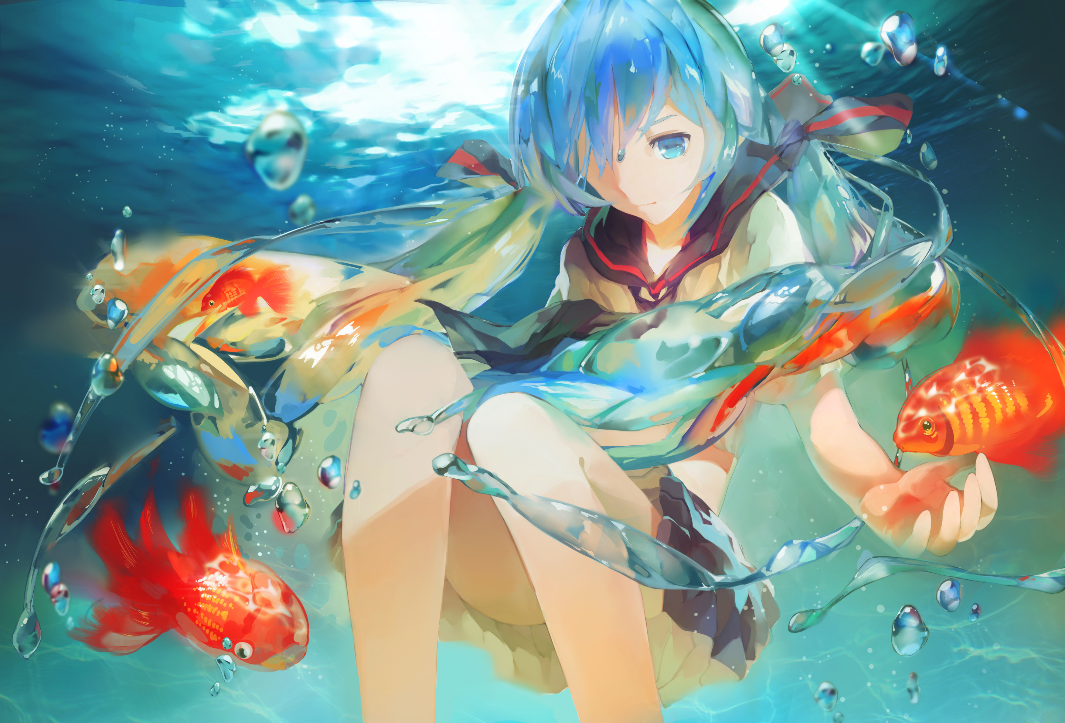 VOCALOID 初音未来 水下