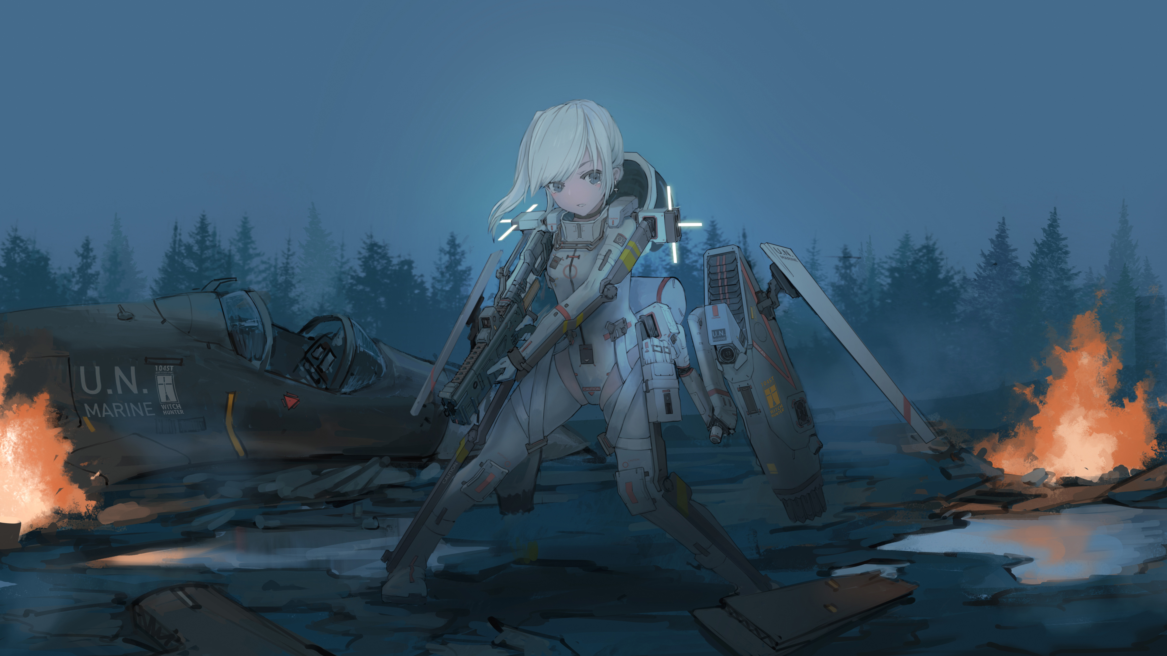 二次元少女战士4k壁纸_18248