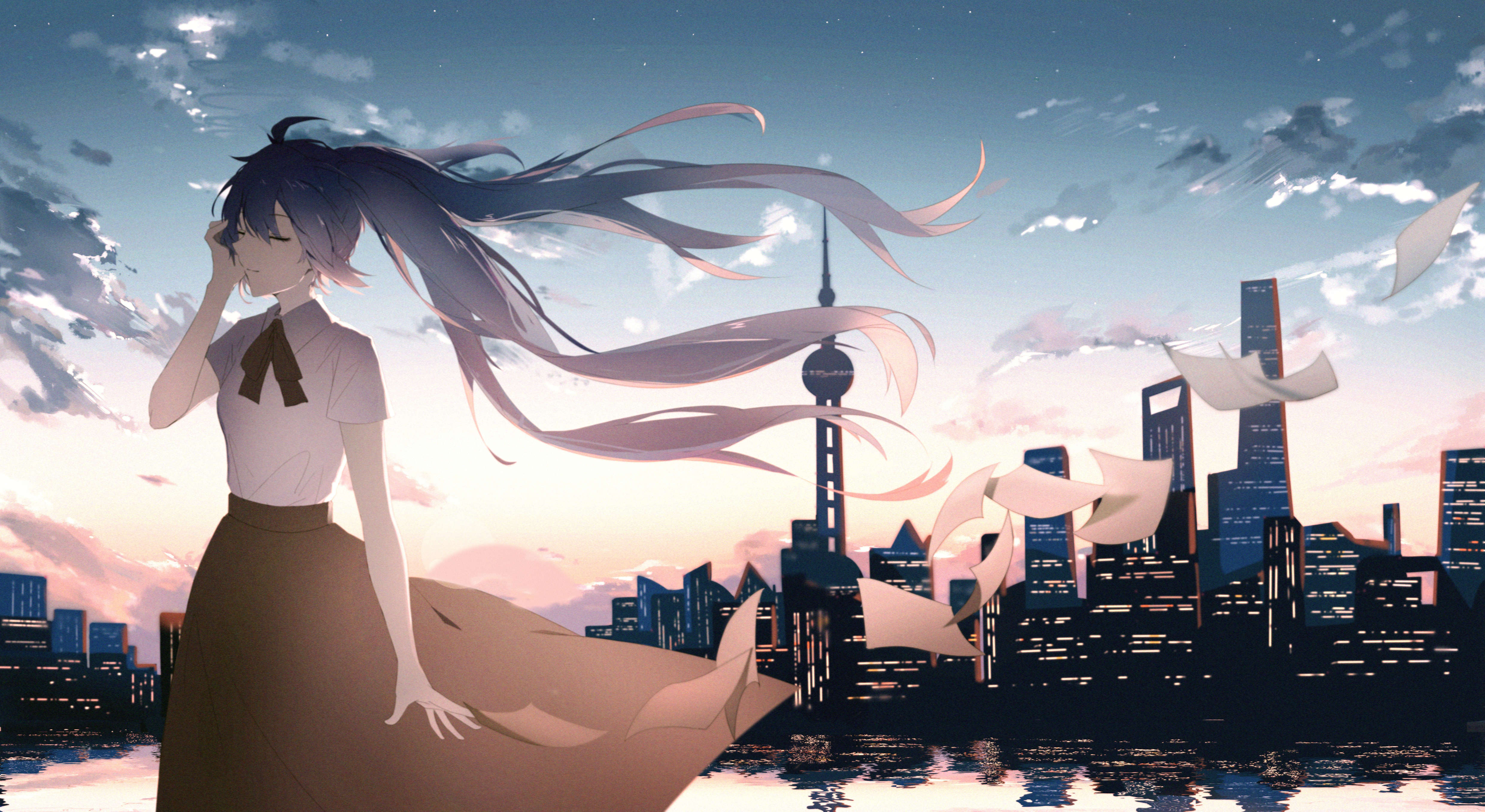 初音女生4k壁纸_19343