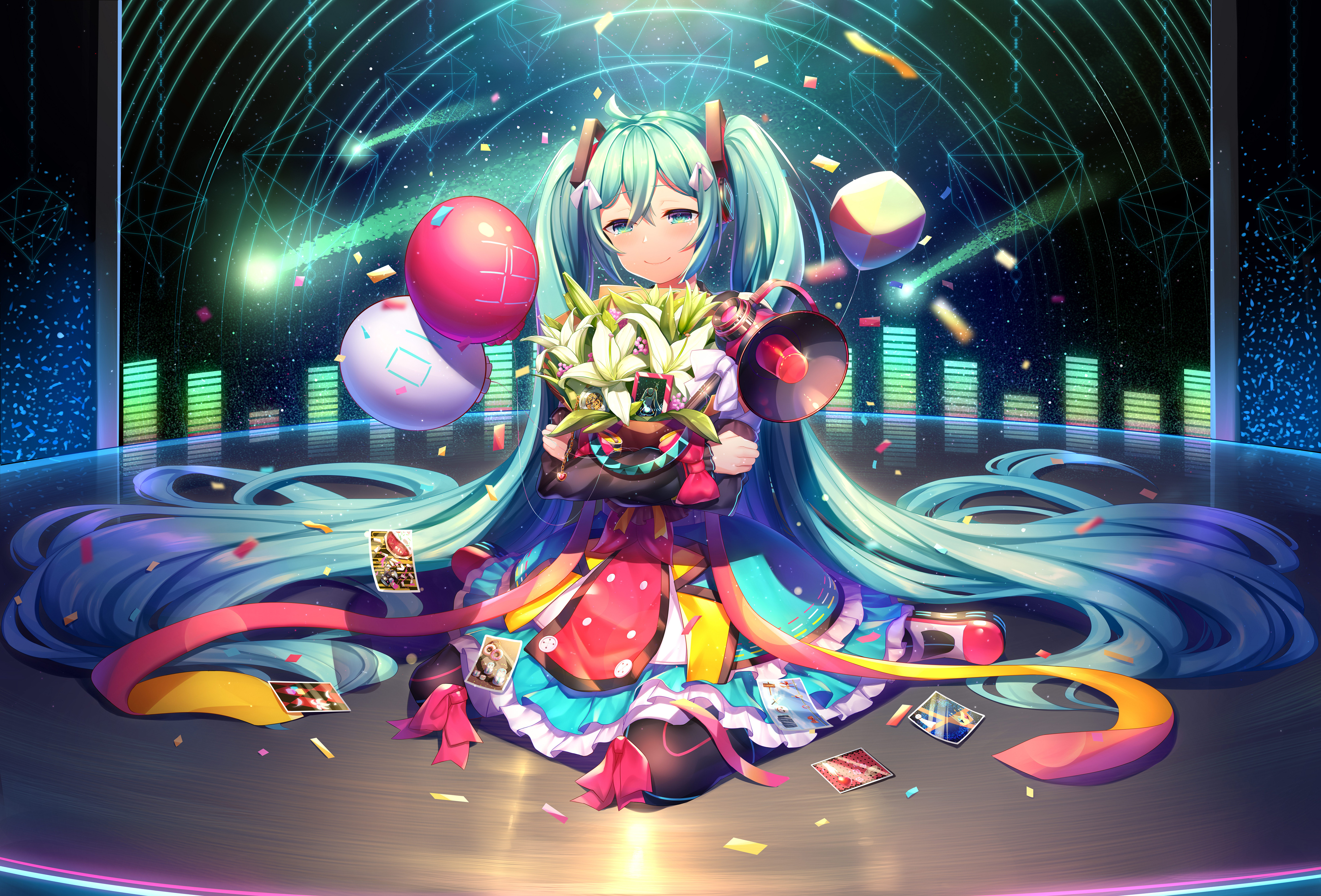 初音未来 衣服 萌 4k动