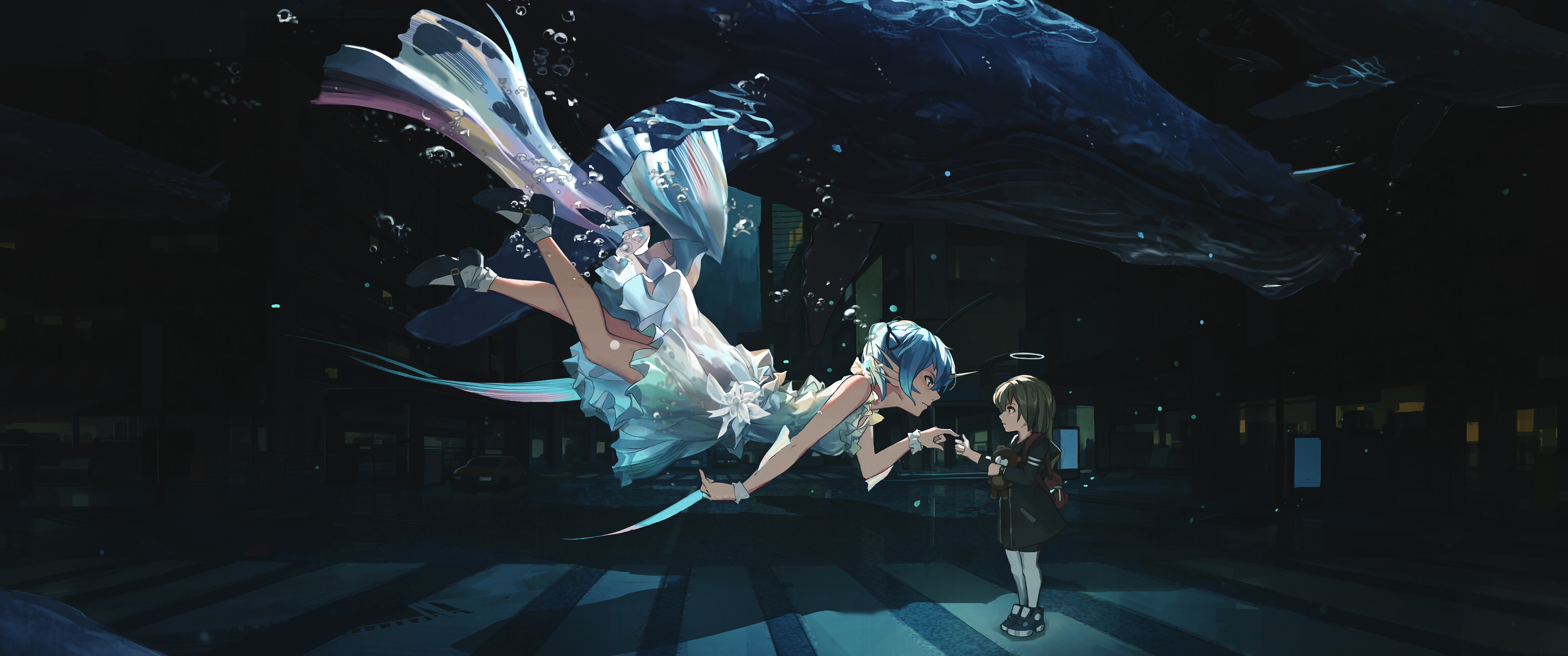 初音未来,水下,礼服,唯_16835