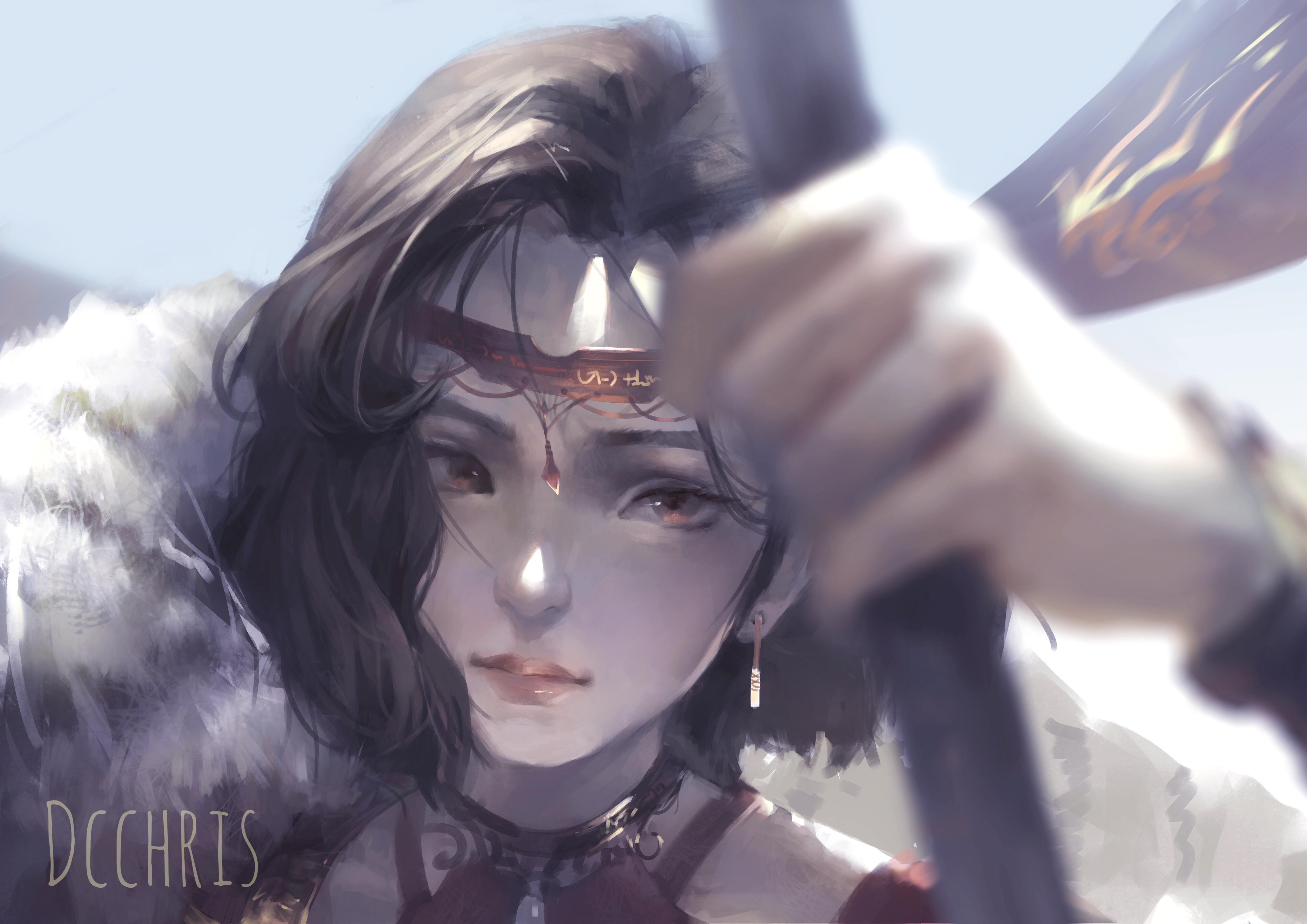 动漫少女插画5k壁纸_20852