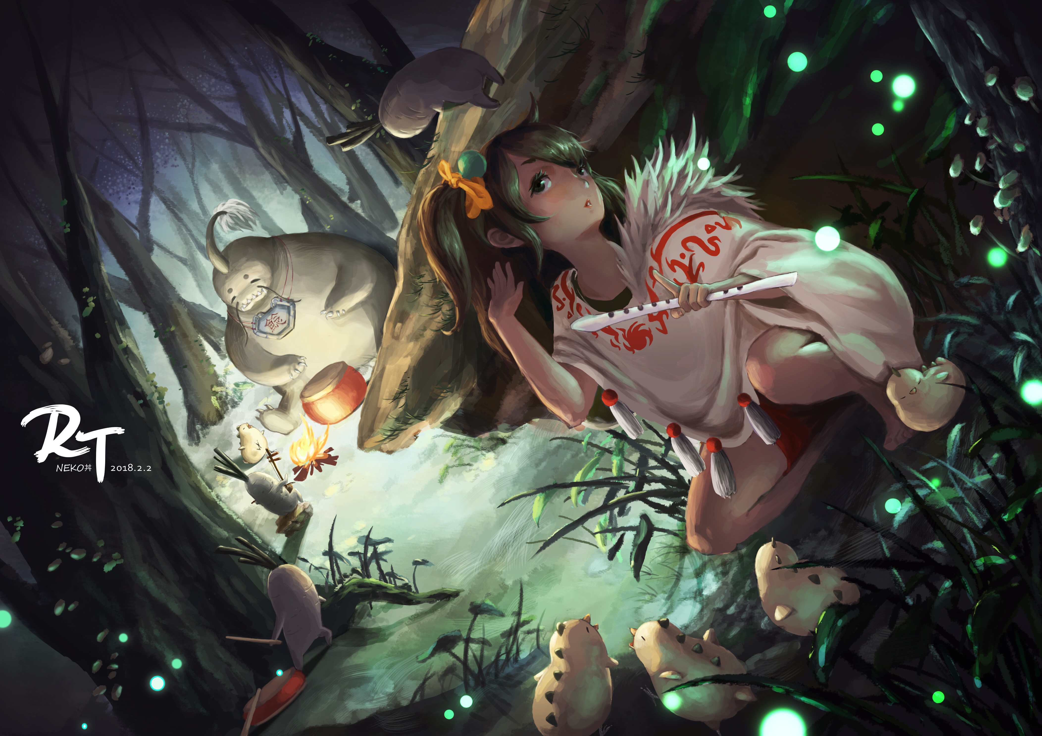 听妖曲4k插画壁纸_18413