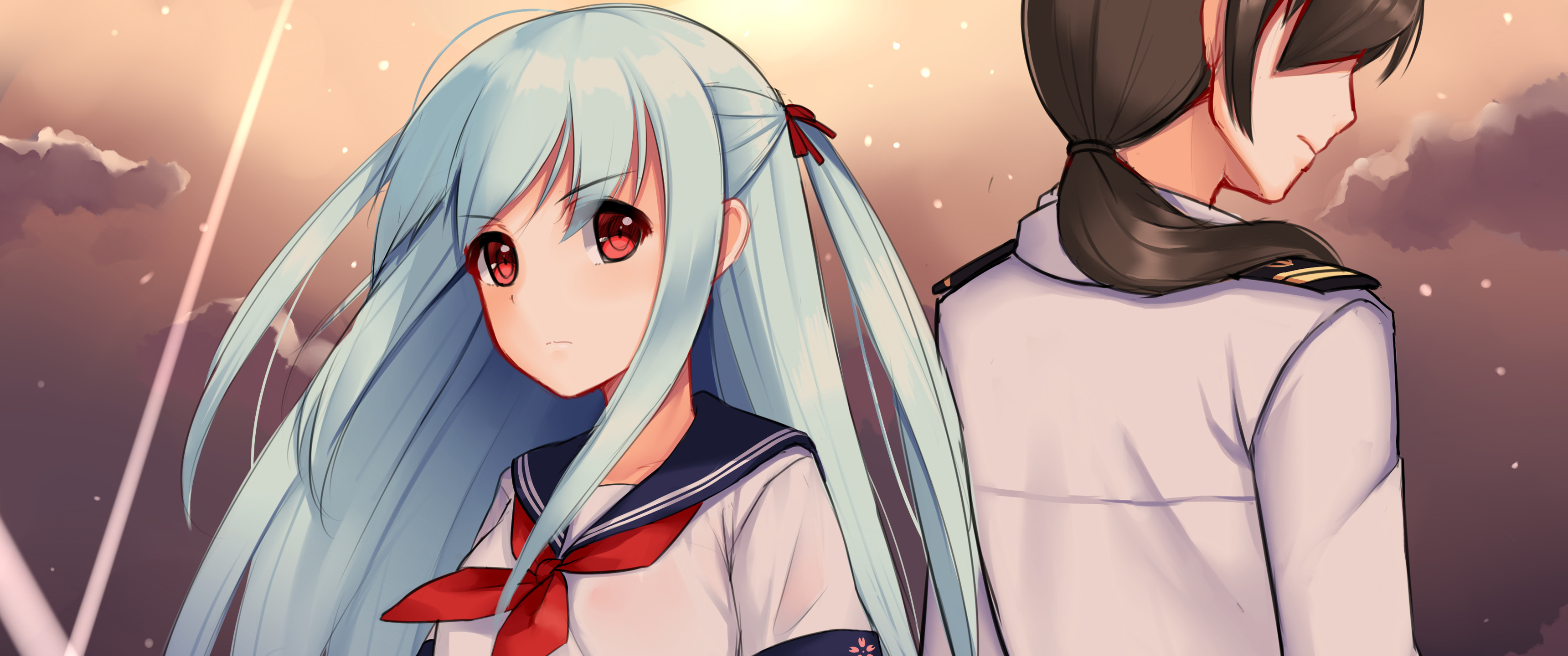 和你 战舰女孩3440x144