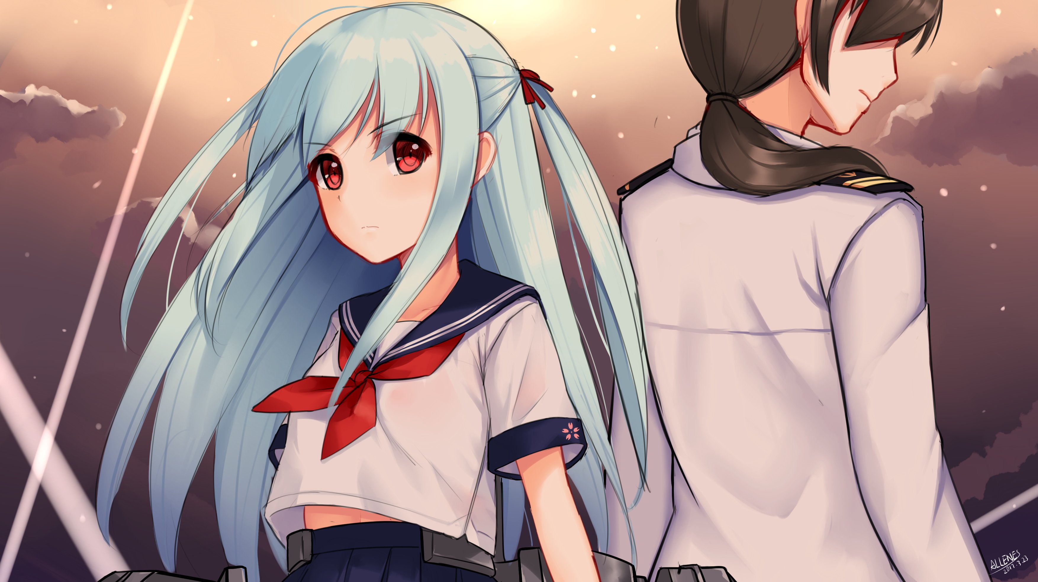 和你 战舰少女动漫壁纸