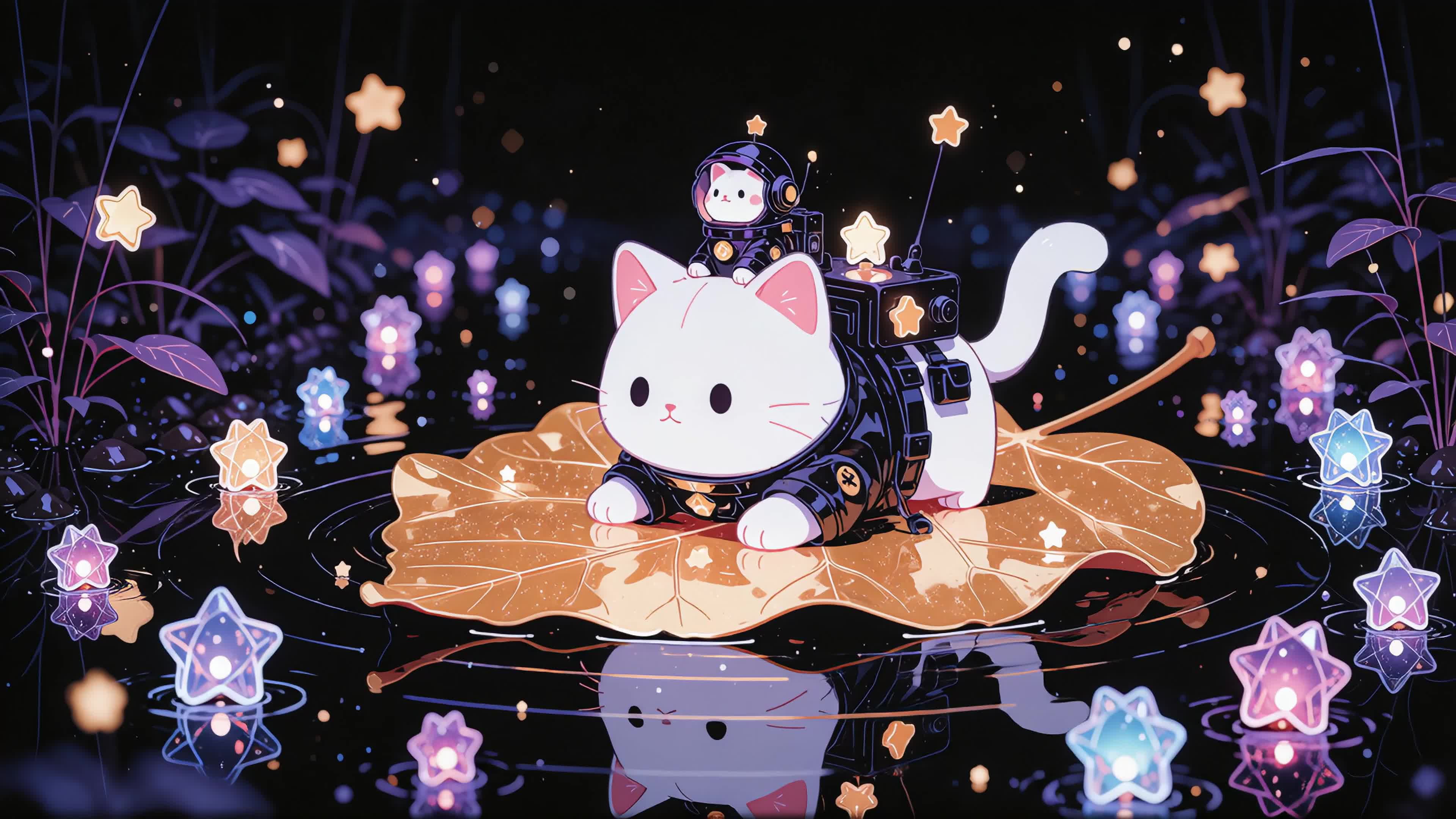 星夜旅猫