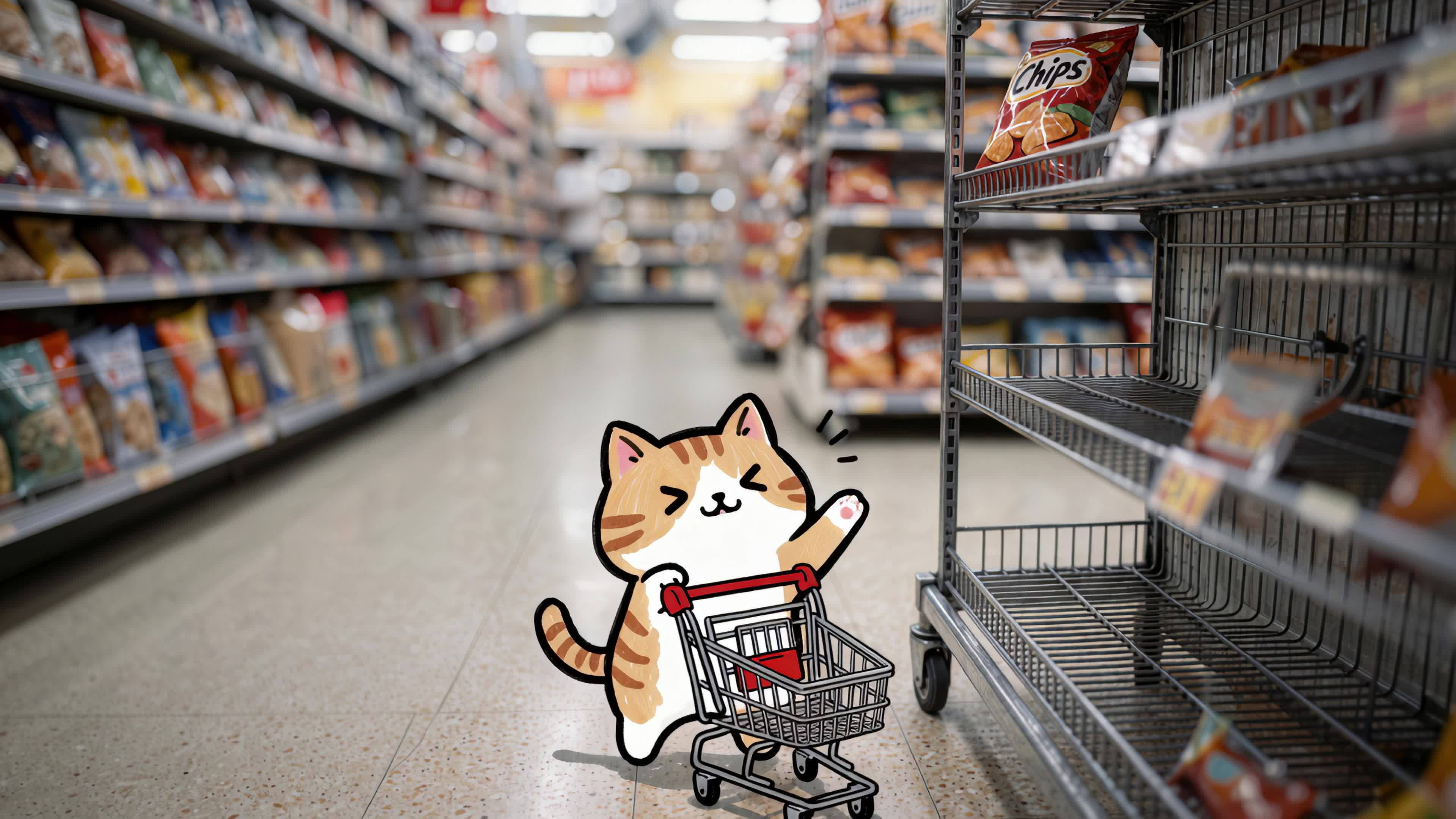 超市小猫