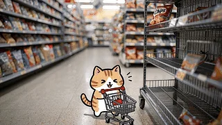 超市小猫