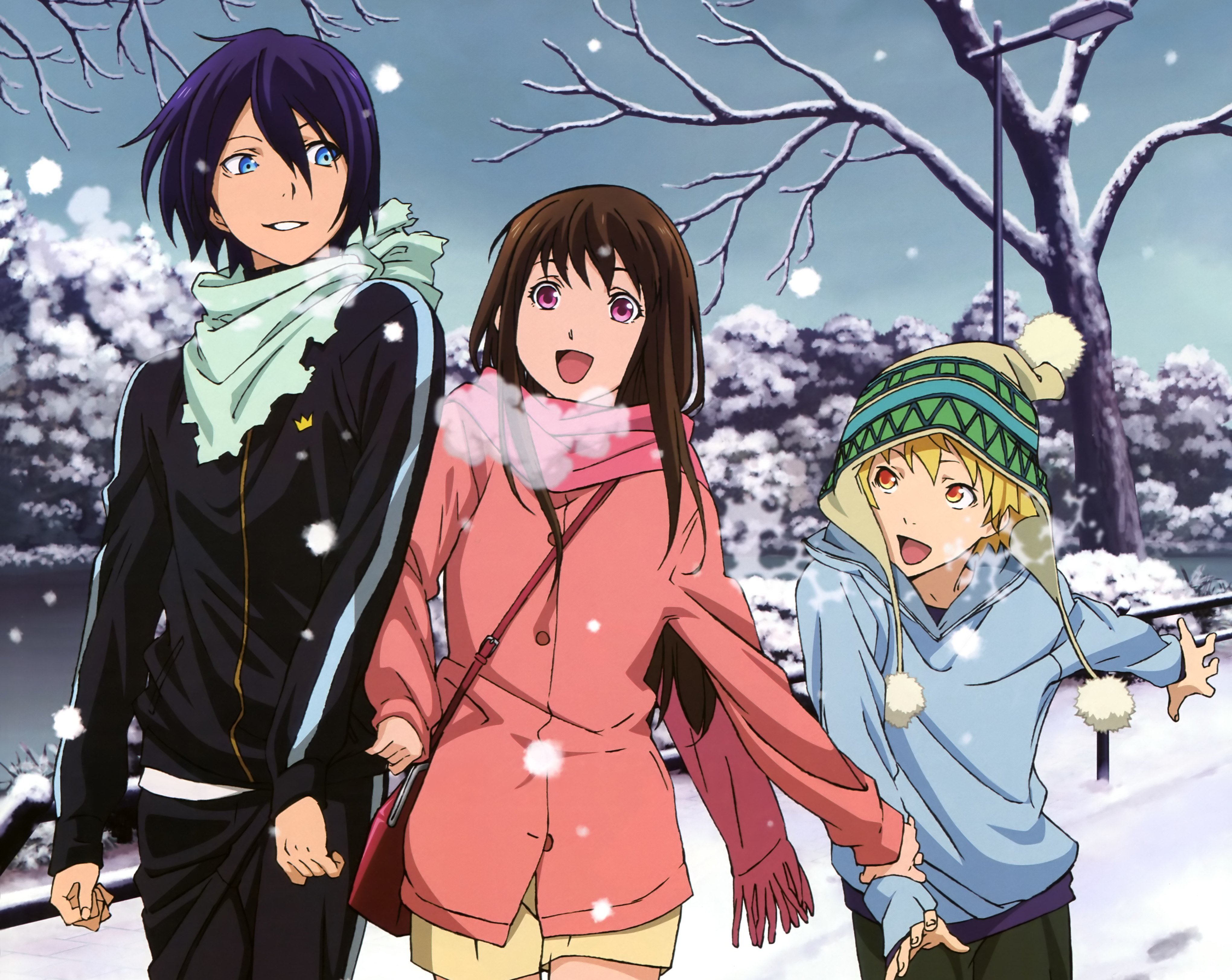 寒冷,冬天,雪,女孩,男孩_14236