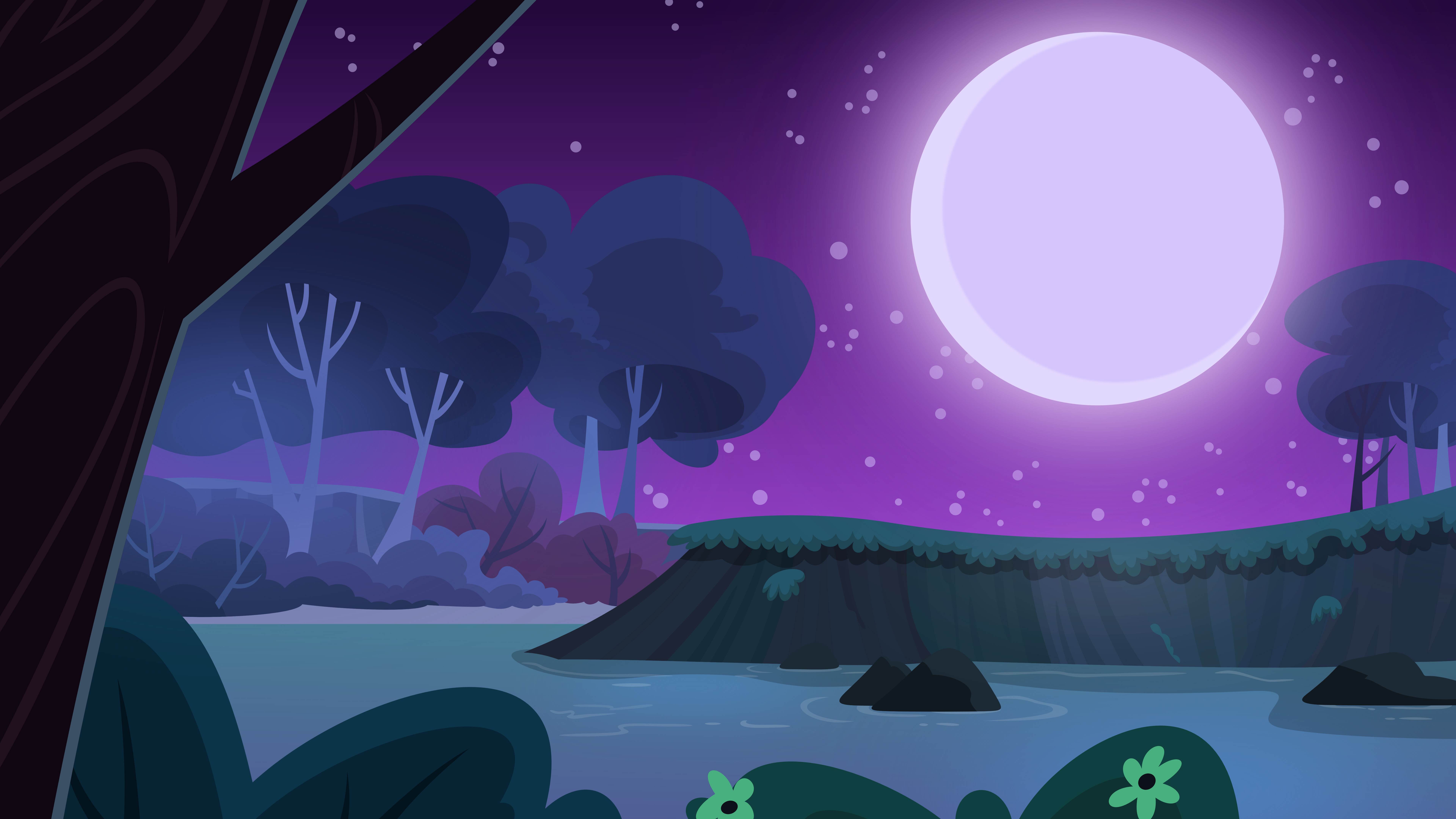 小马宝莉 夜间动画风景8