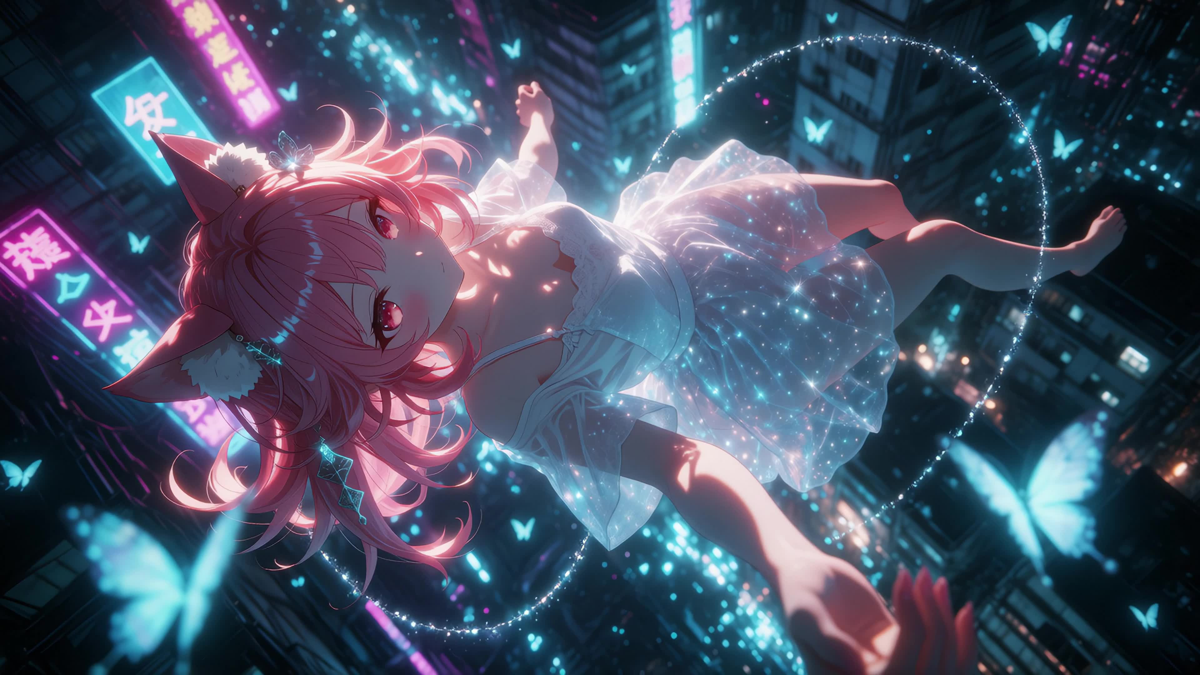 霓虹猫耳少女
