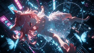 霓虹猫耳少女