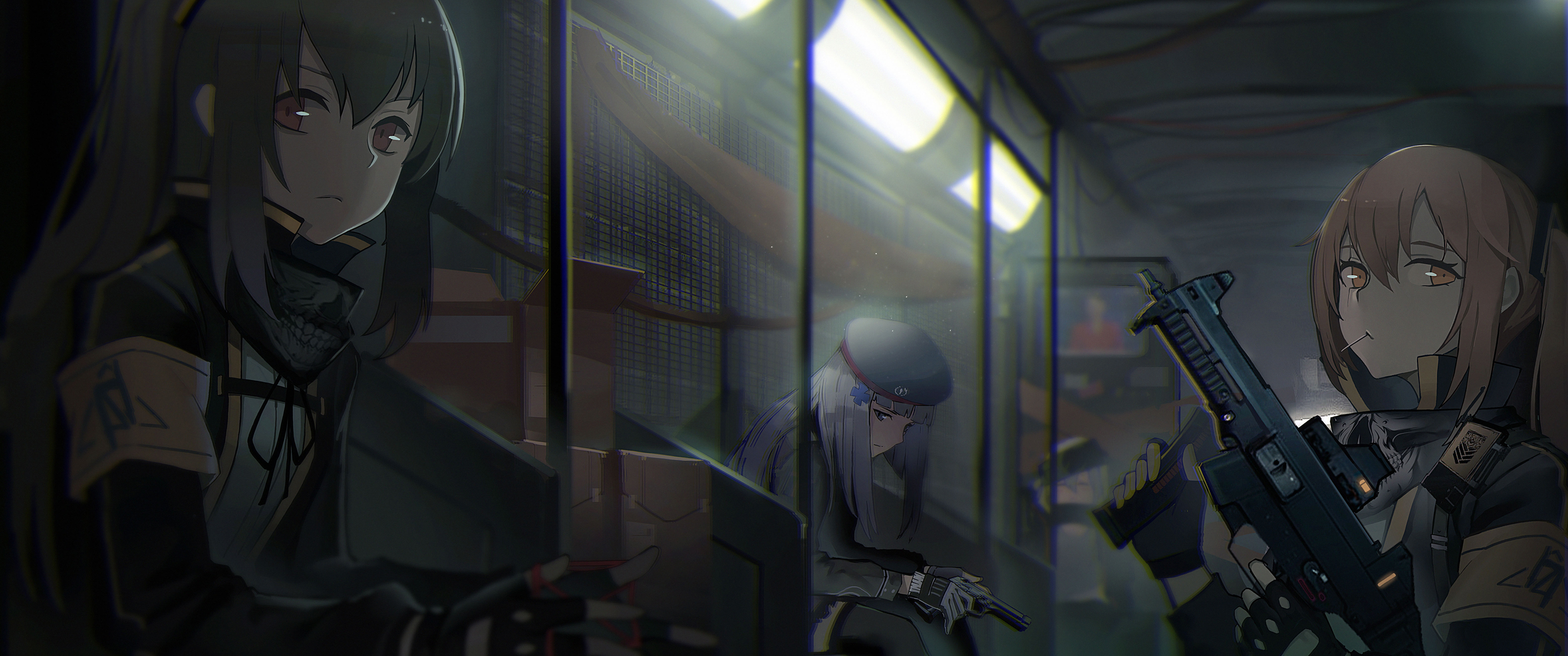 少女战士涂鸦3440x1440