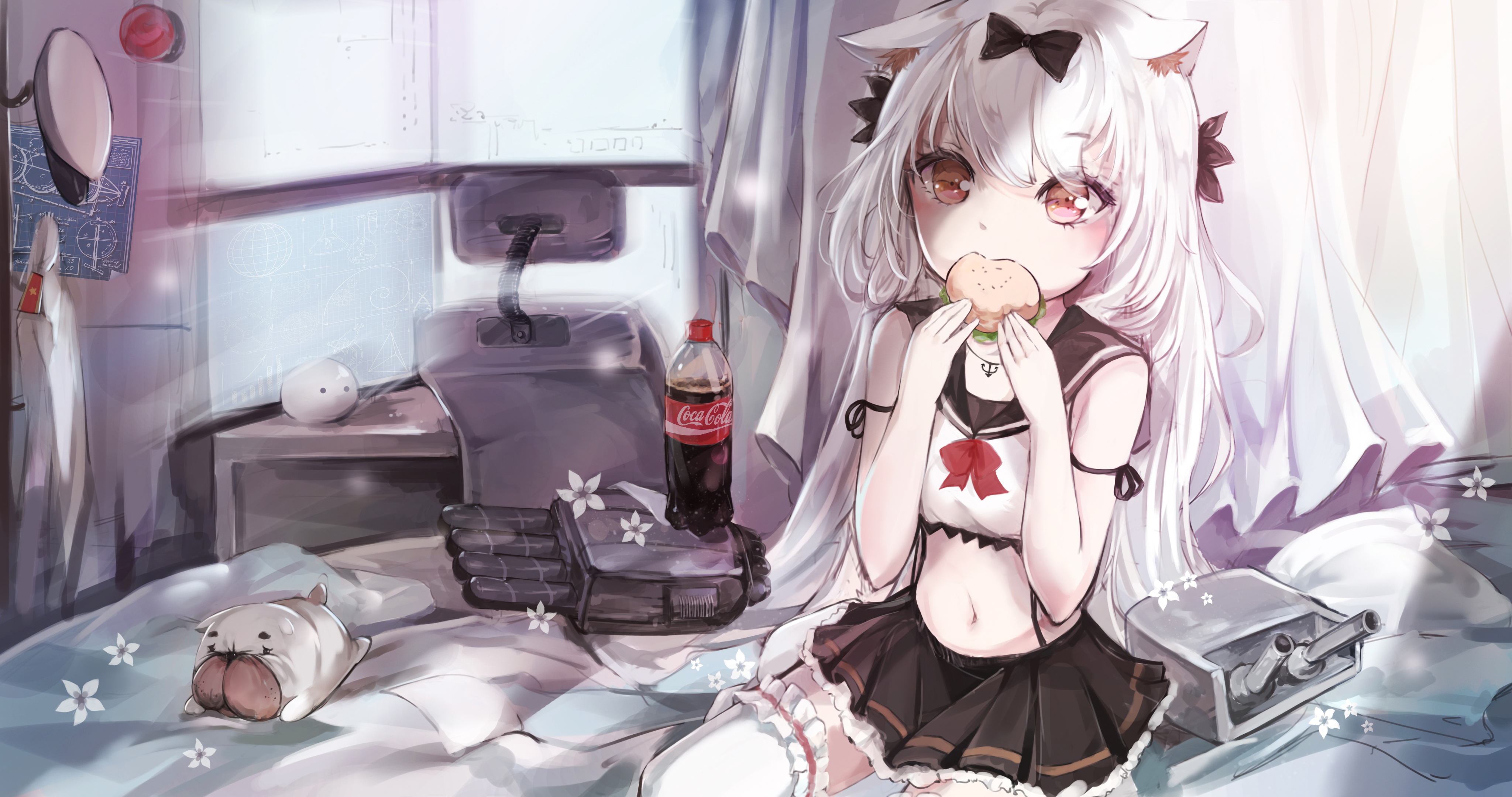 碧蓝航线 少女 点心 小