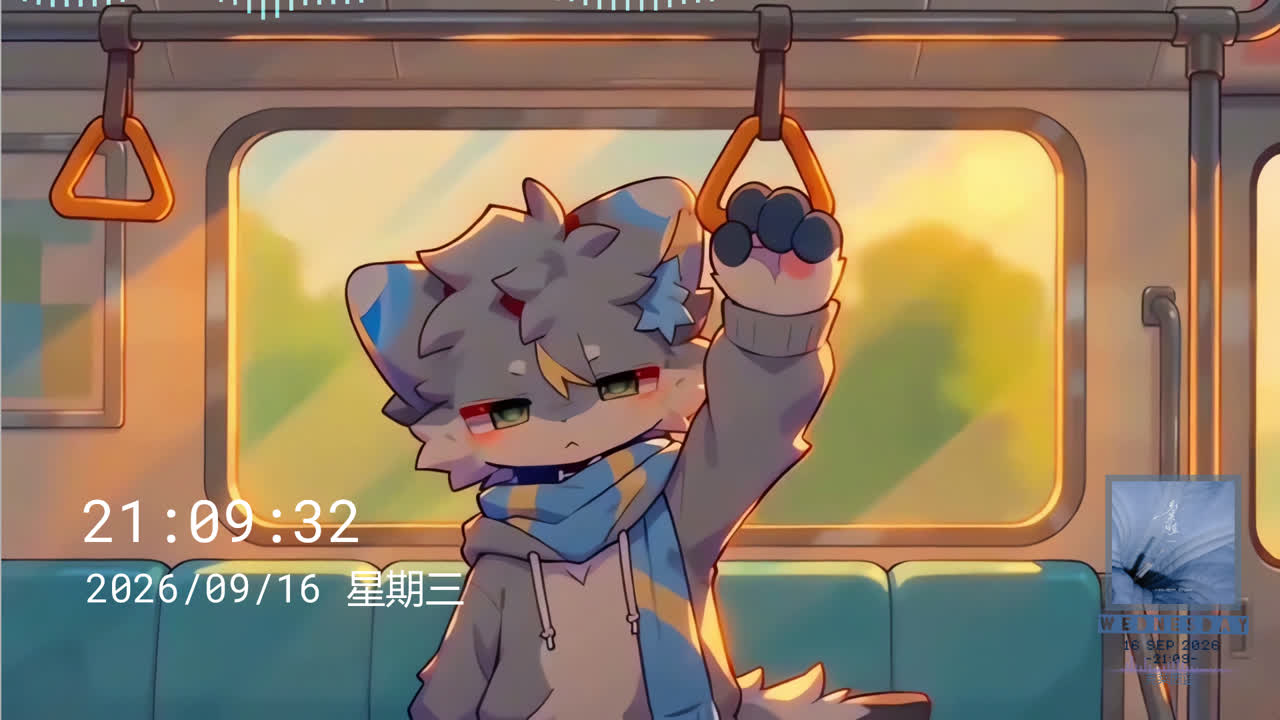 [furry]地铁晃动