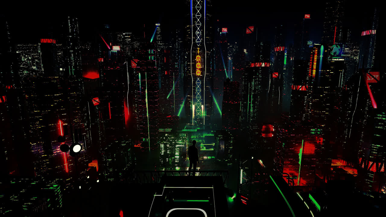 4K 城市夜景