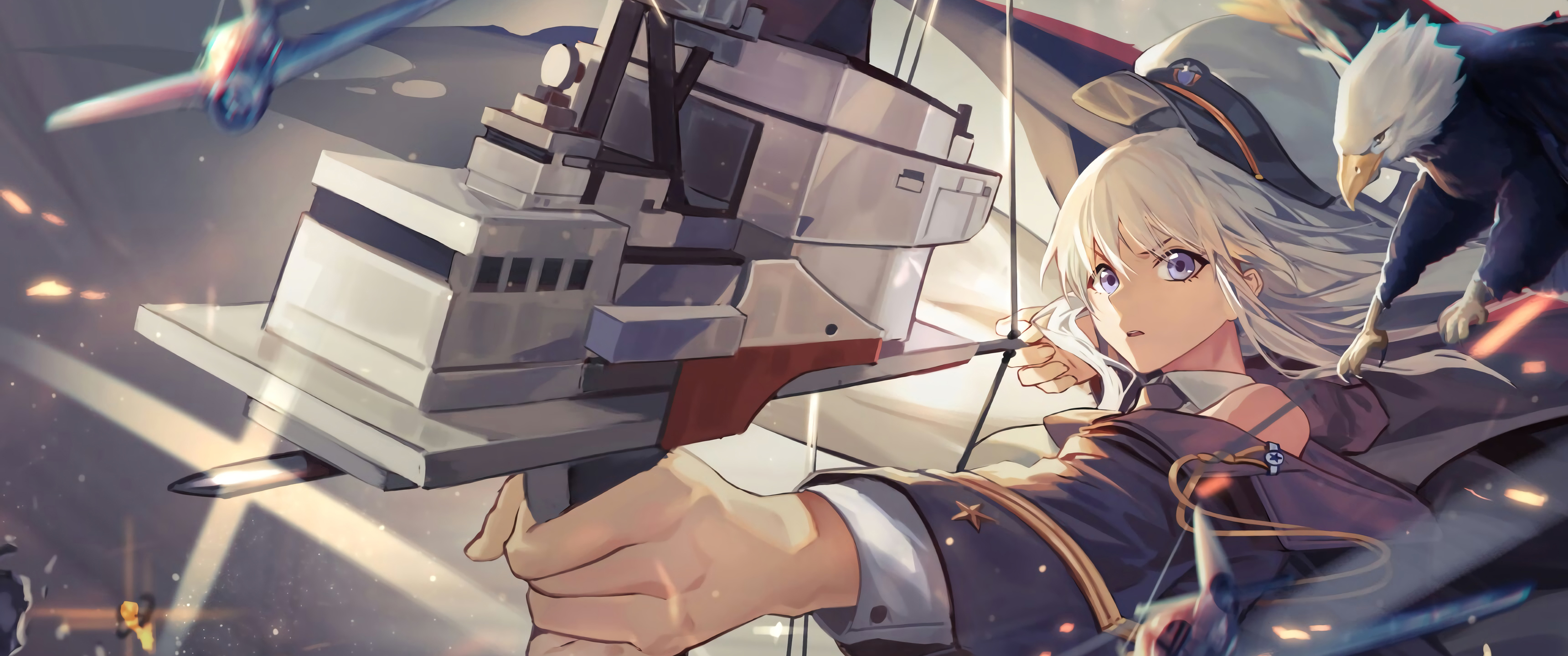 舰队少女3440x1440动漫