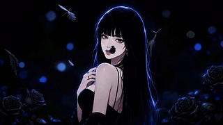 暗夜蔷薇冷艳少女