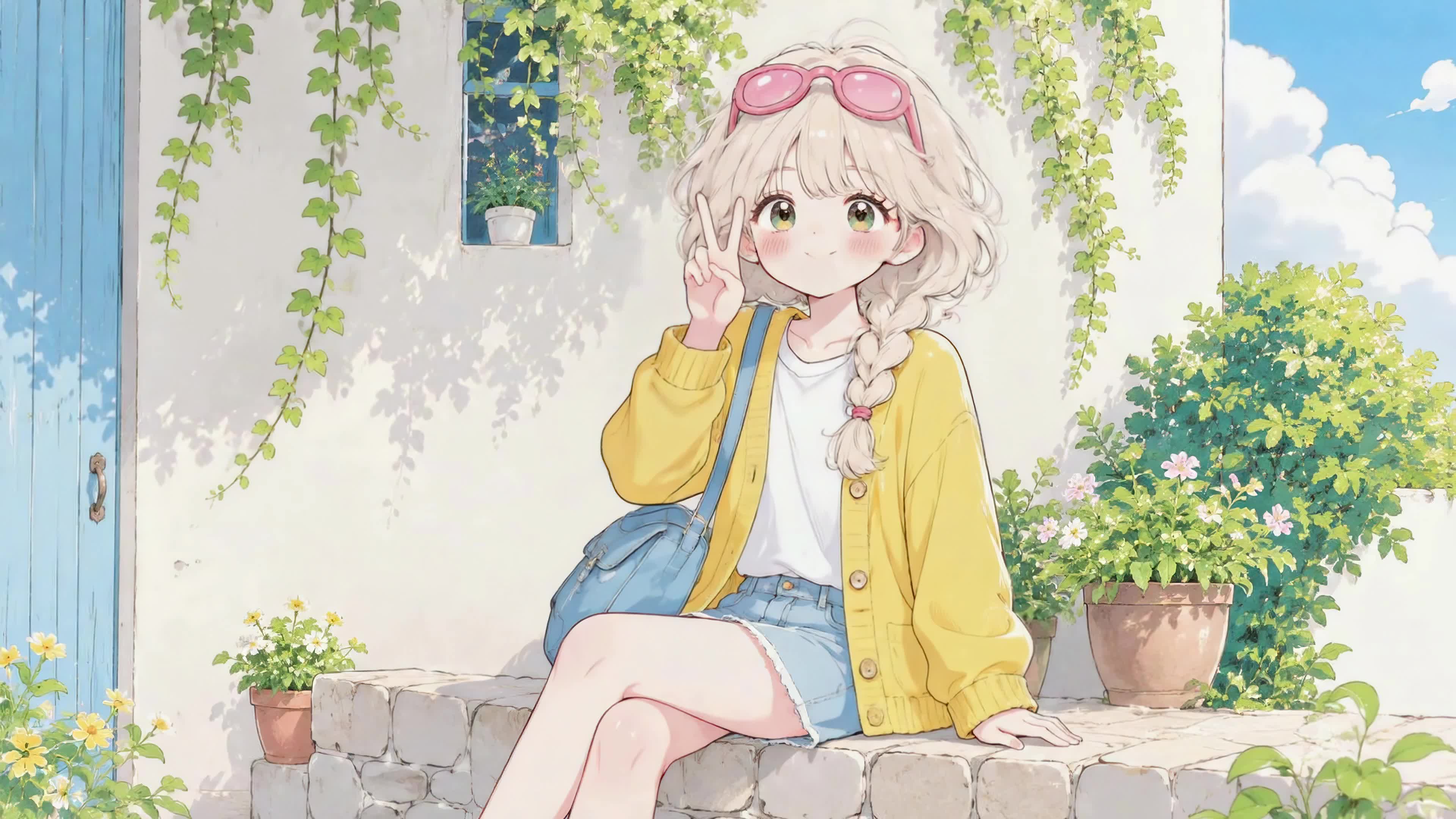 晴日小院元气少女