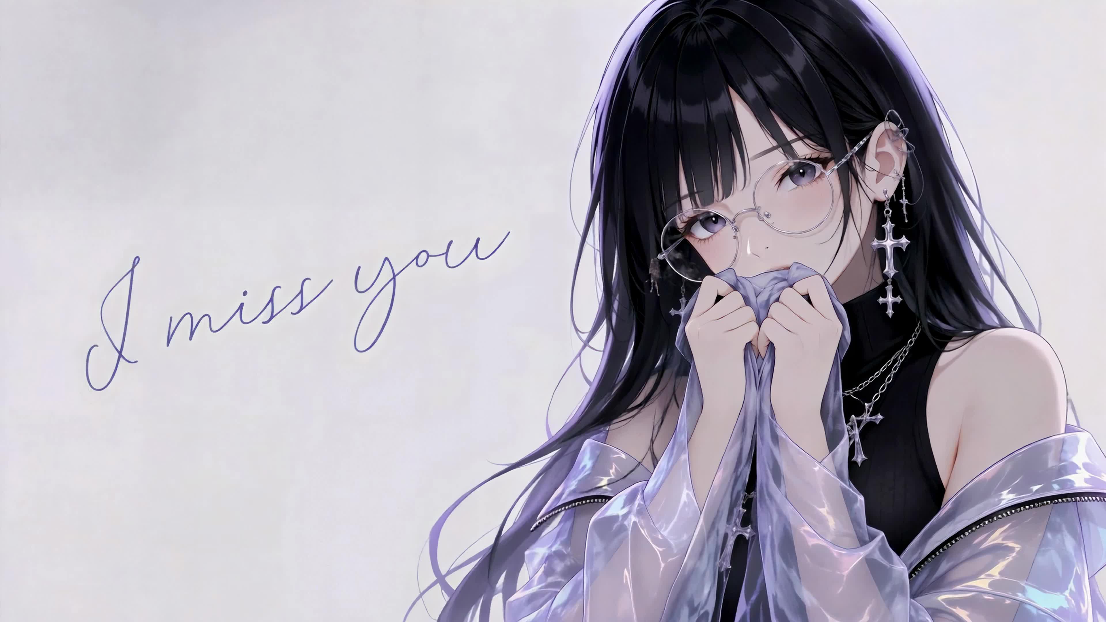 紫系少女的思念