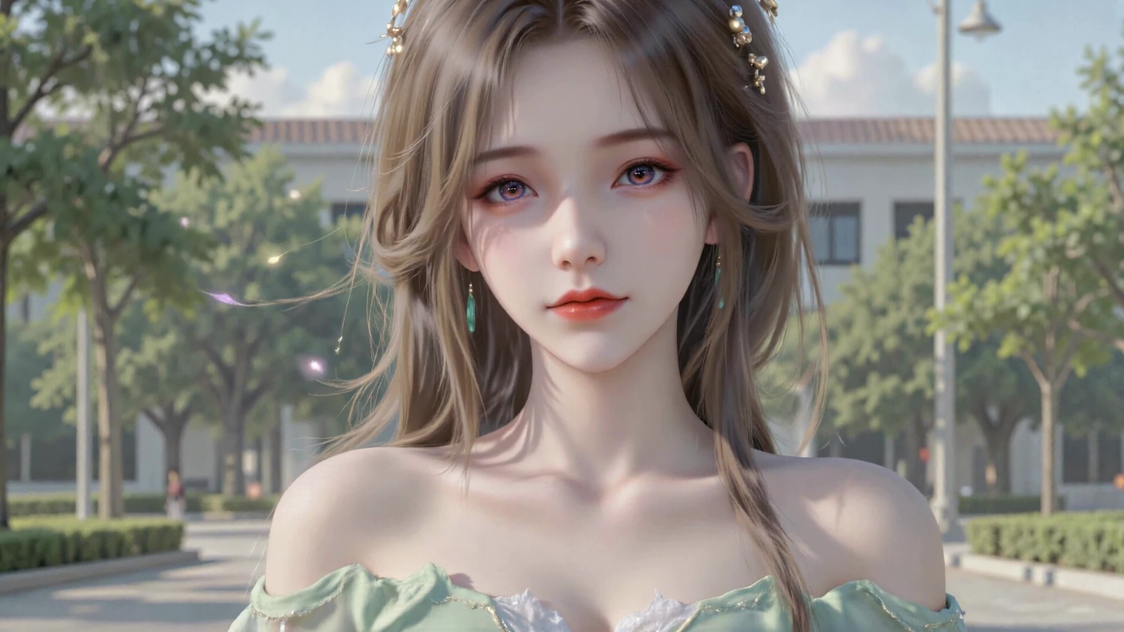 清新午后温柔少女