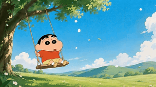 林间秋千童趣时光
