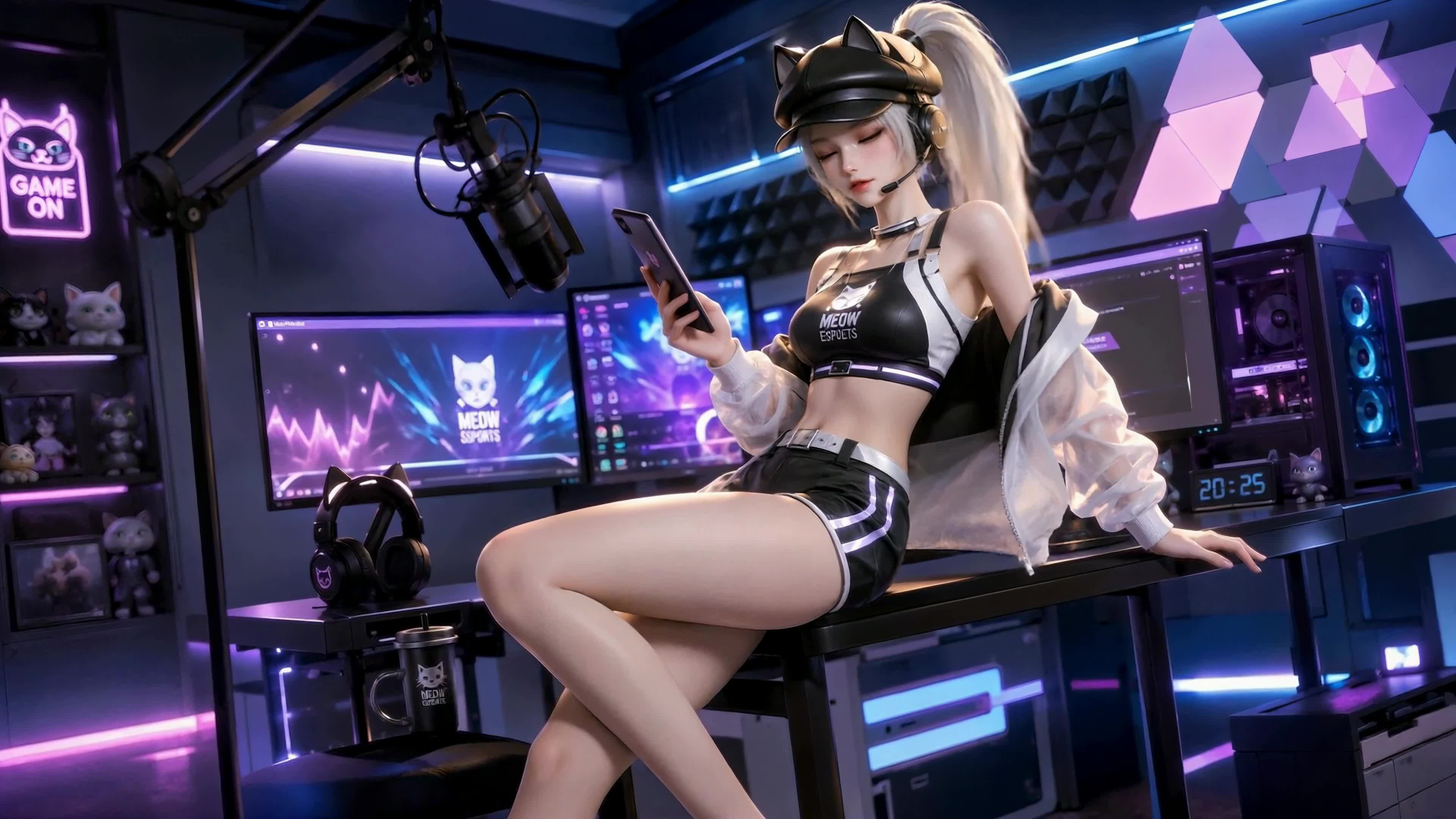 霓虹电竞少女露娜
