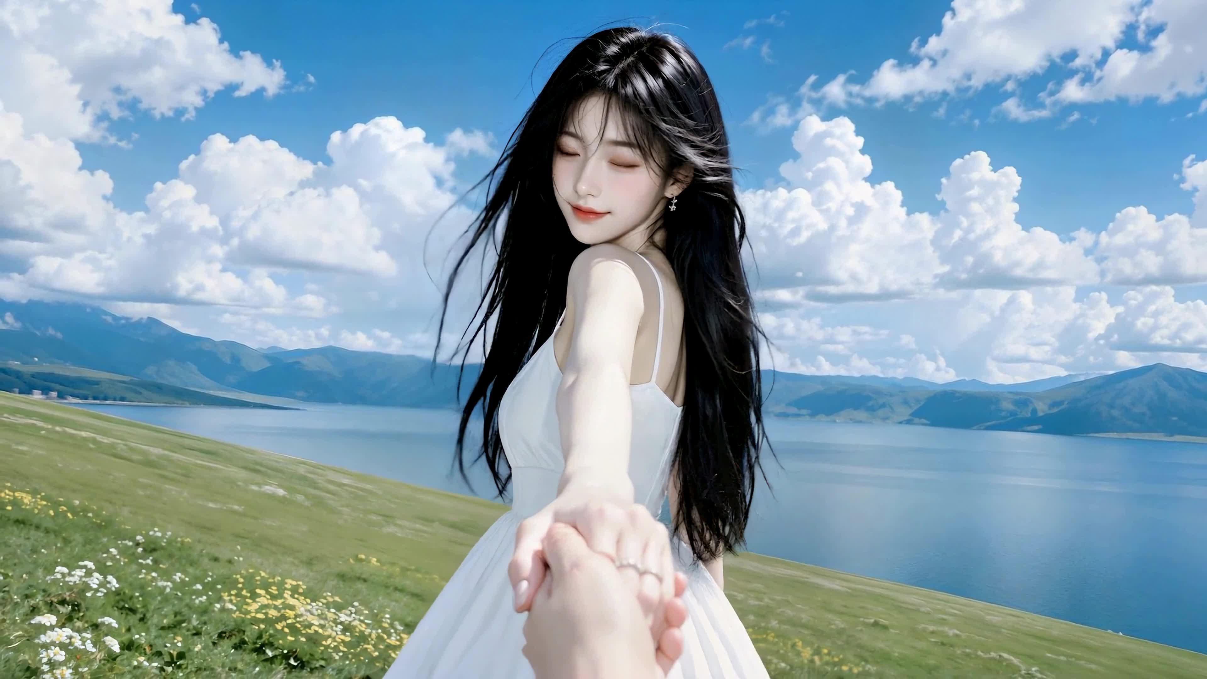 山野湖畔的温柔邀约