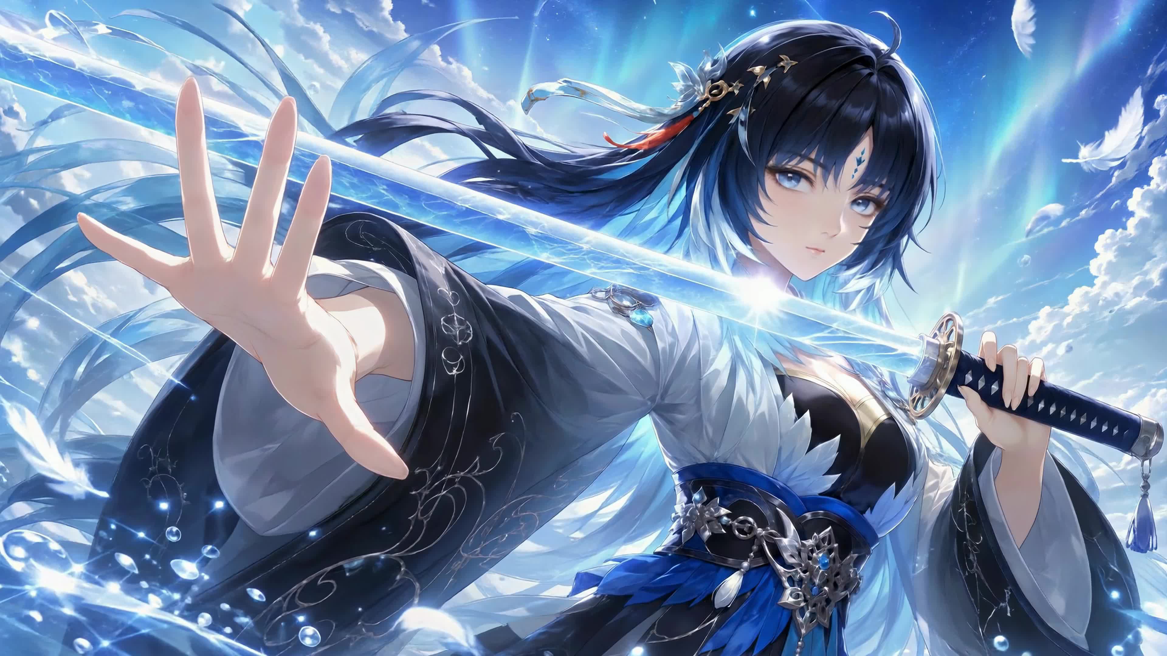 蓝调晴空女剑士秧秧·玄翎