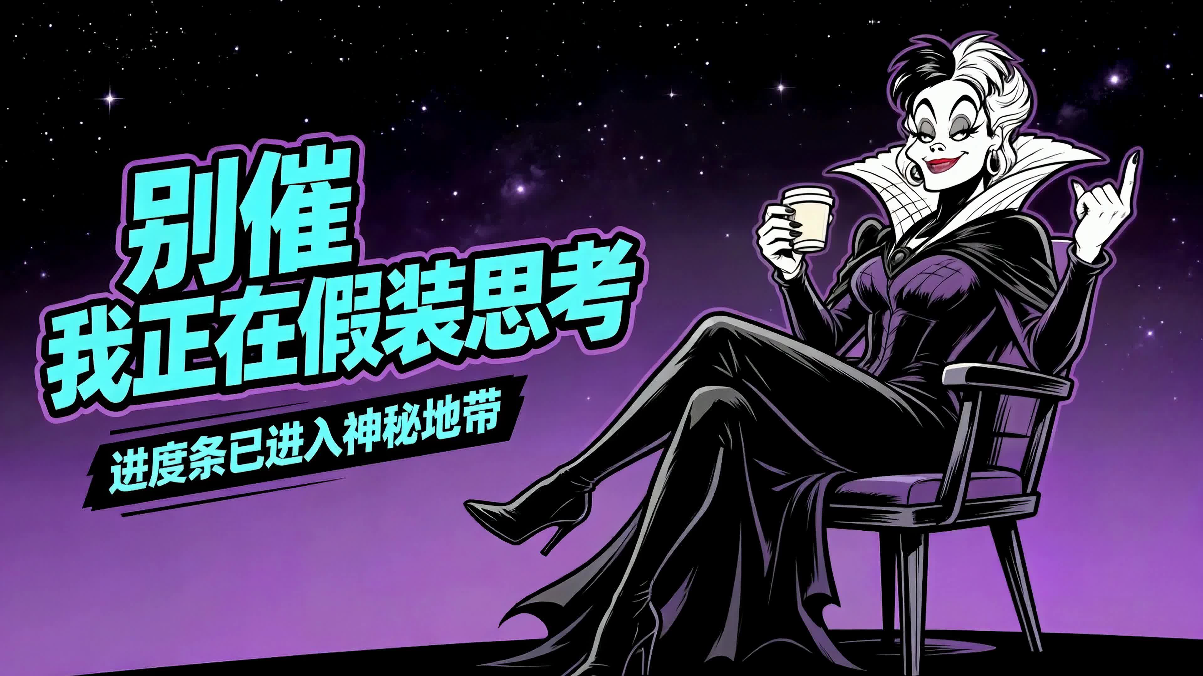 别催我正在假装思考