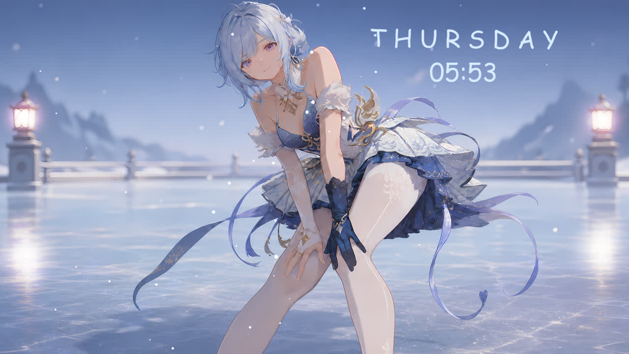 Odette — The Ice Swan (Genshin Impact) (4k) — 奥黛特——冰雪天鹅（原神）(4k)