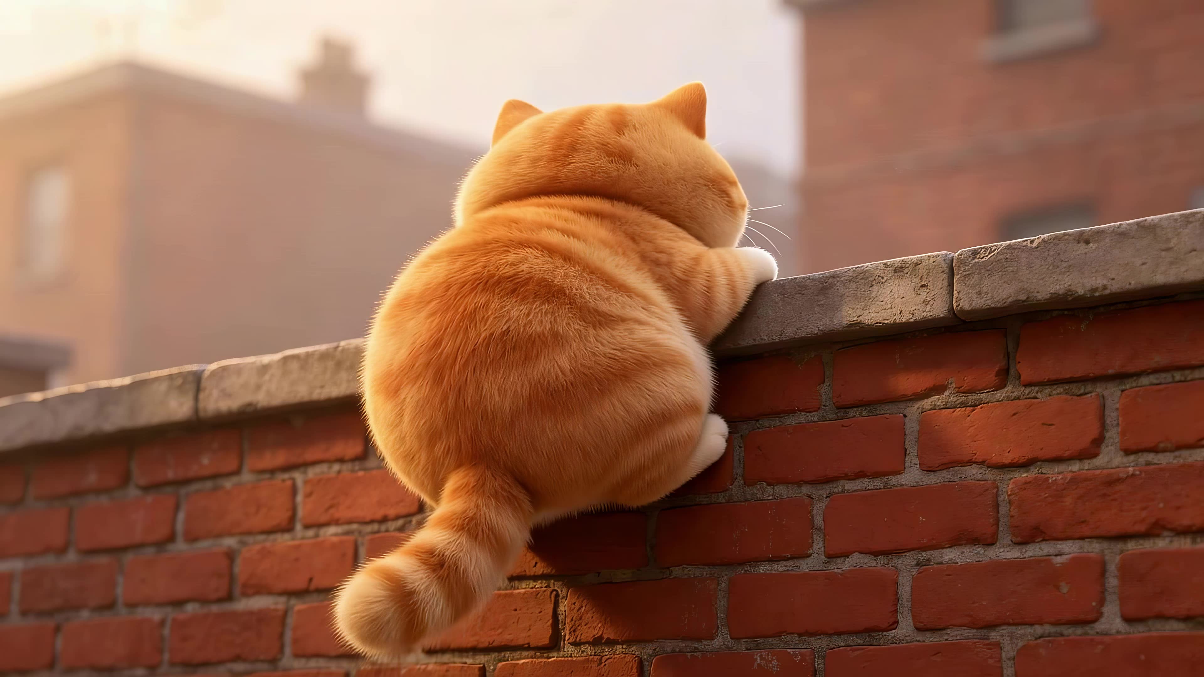 爬墙的猫