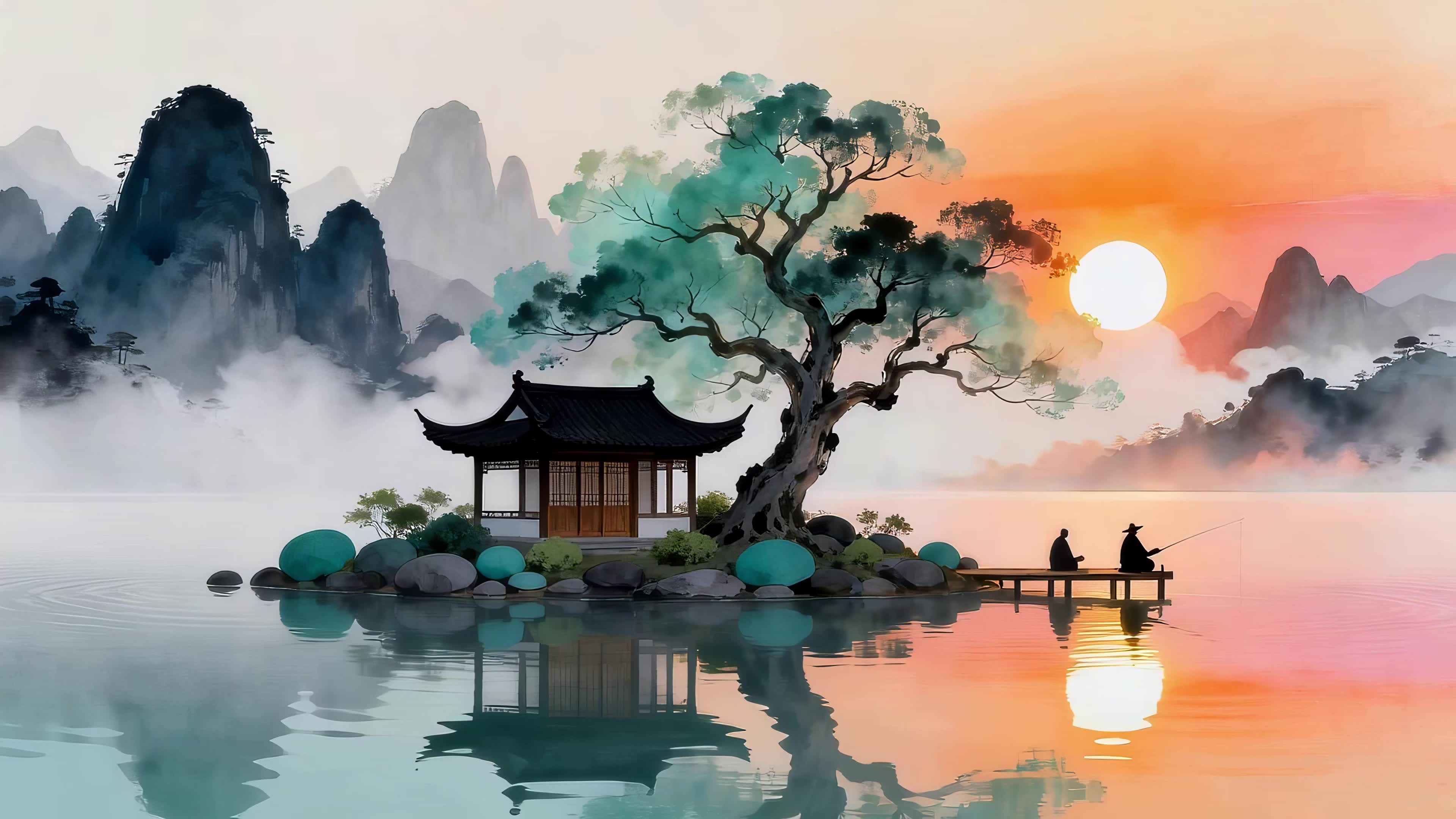 水上月