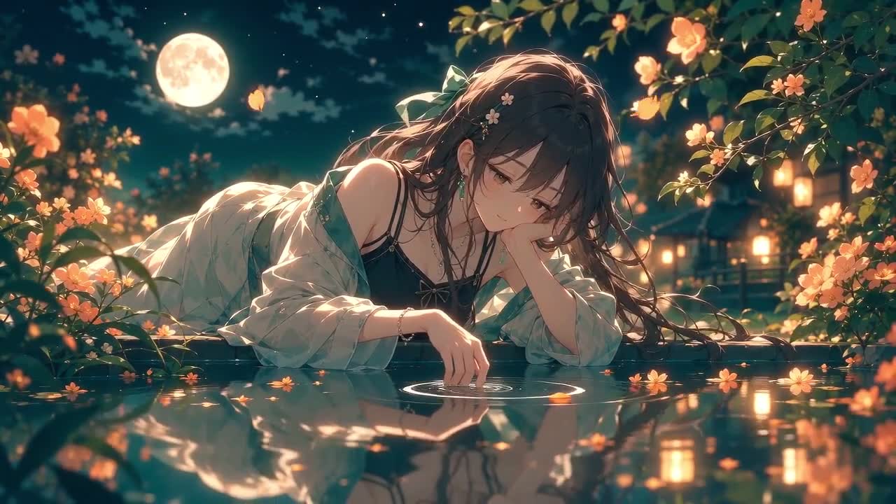 月光下的荧光