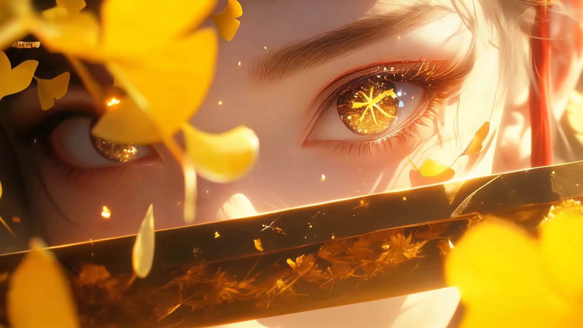 黄眼武士女孩