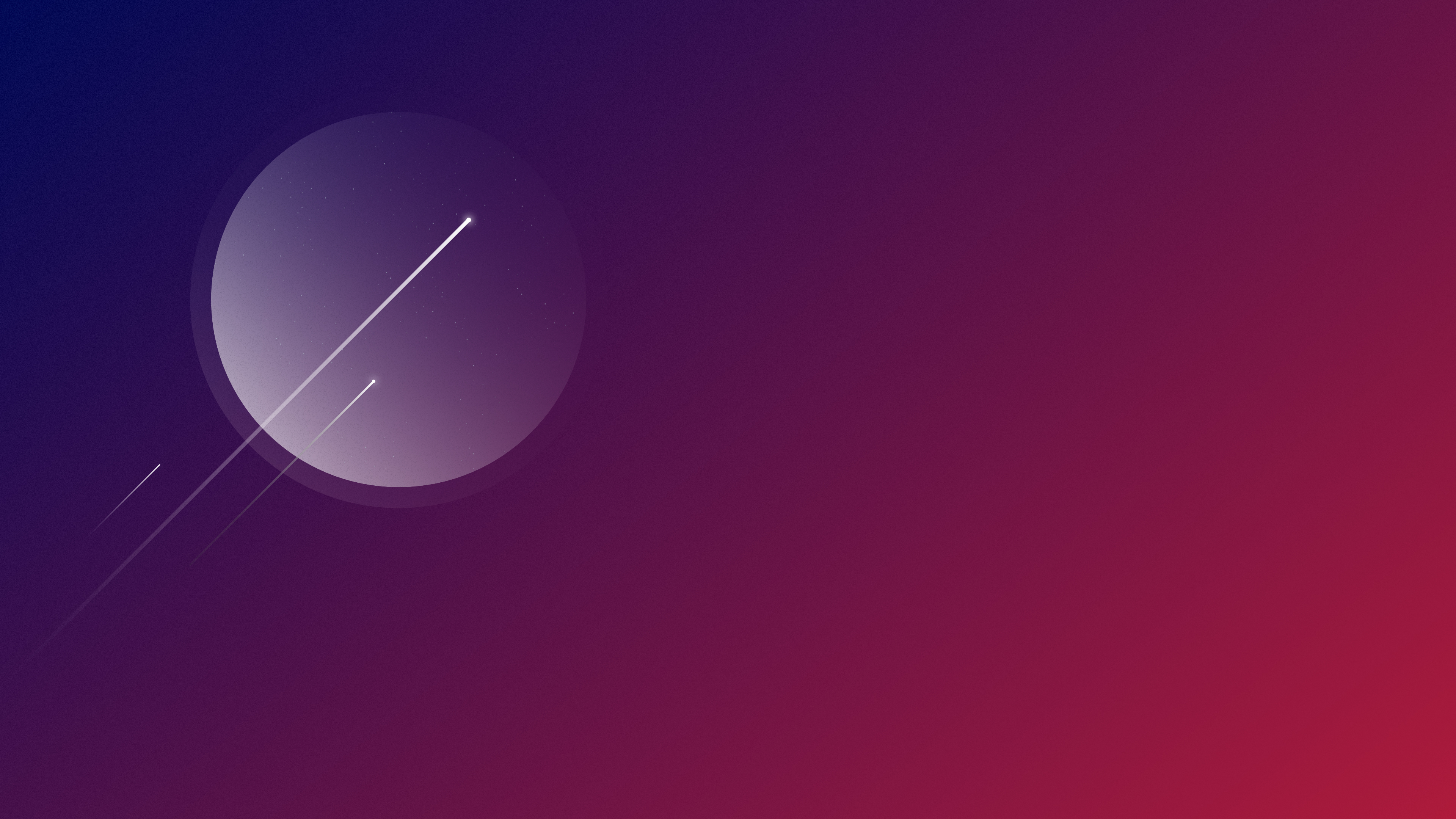 月亮,星星,空间,简约背景极简主义4k壁纸