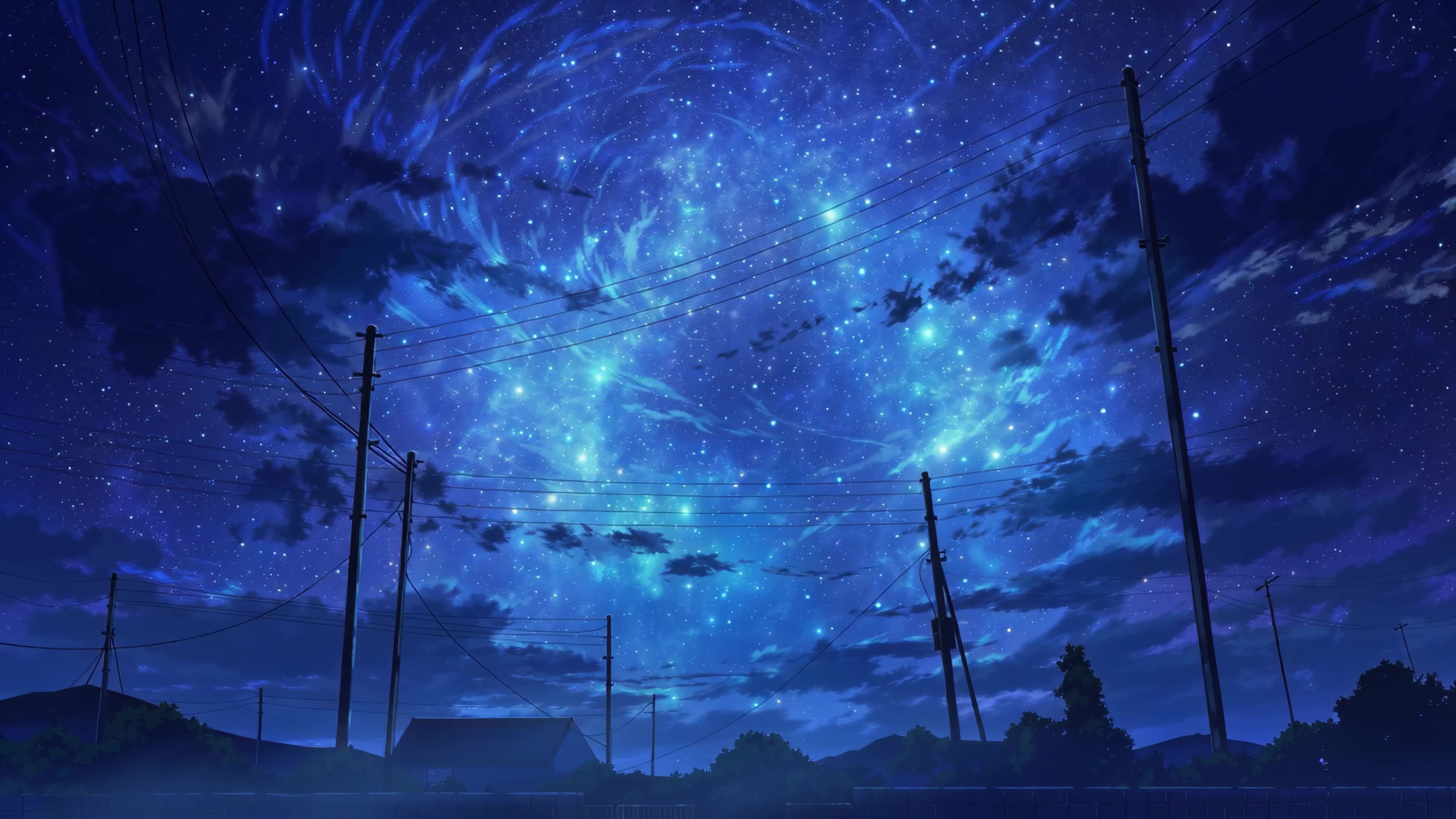 夜晚的星空