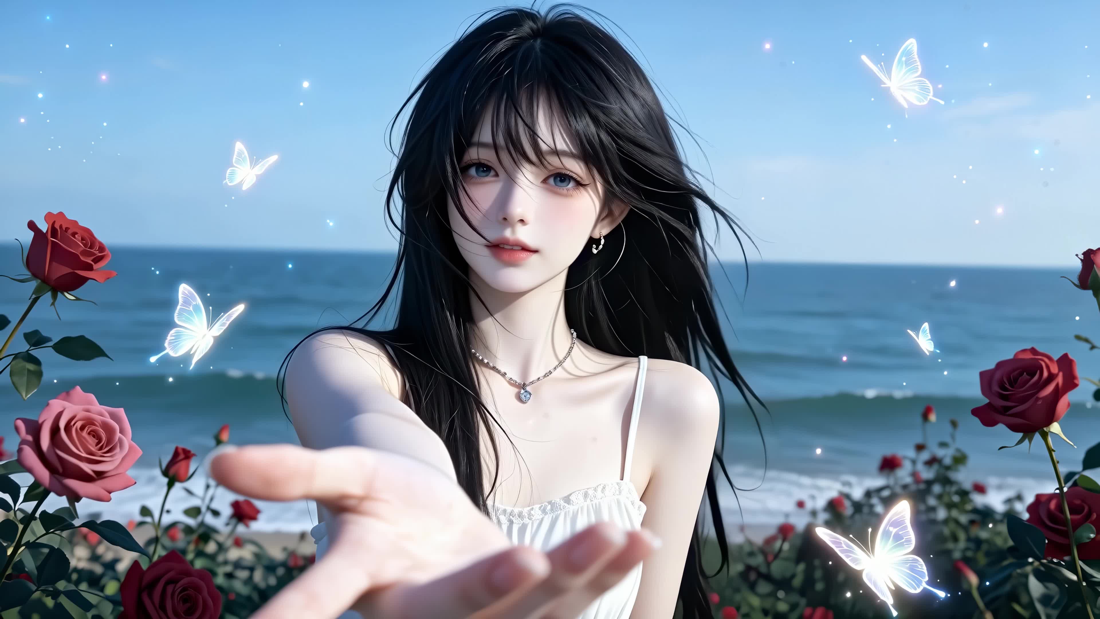 浪漫花海女神