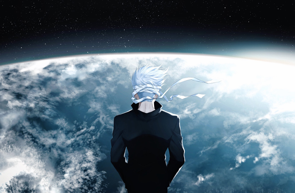 五条悟 咒术回战 太空俯瞰地球_629ef17d365b