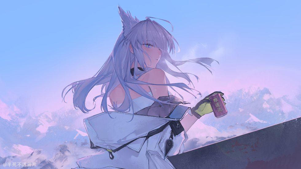 兽耳银发少女 难道说_50b41ffc6771