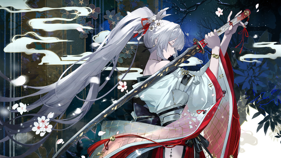 和风女武士 银发剑姬_0fb781d6a899