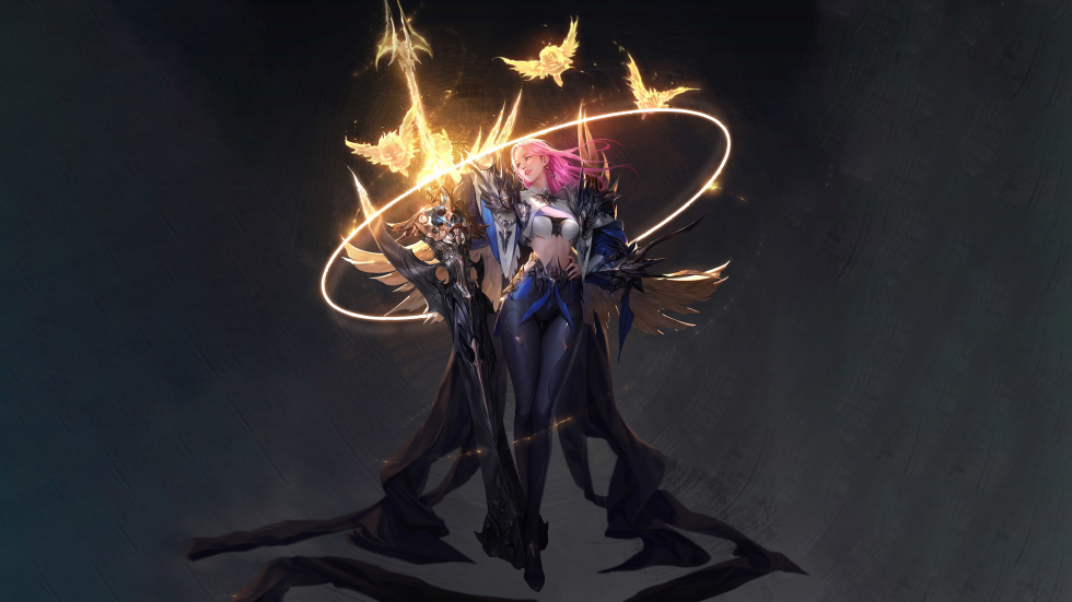 圣光战刃女战士 暗黑铠甲风_7c7d6790fd82