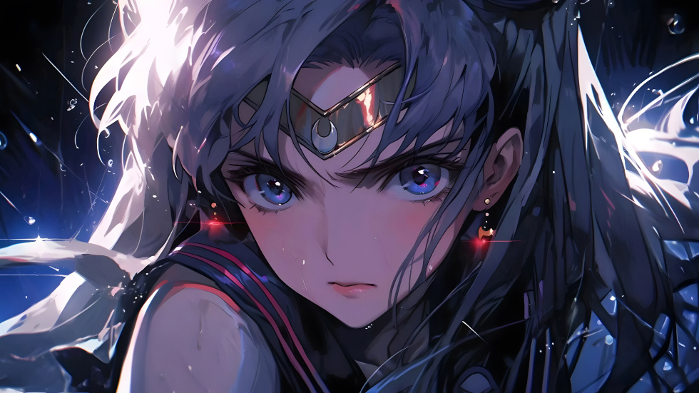 月野兔 美少女战士 月牙额饰_78aeb5705bce