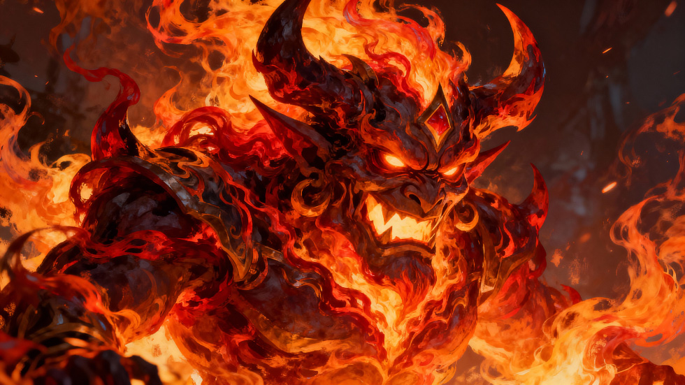 火焰恶魔 火焰魔躯 熔岩_8ed5397e19c3