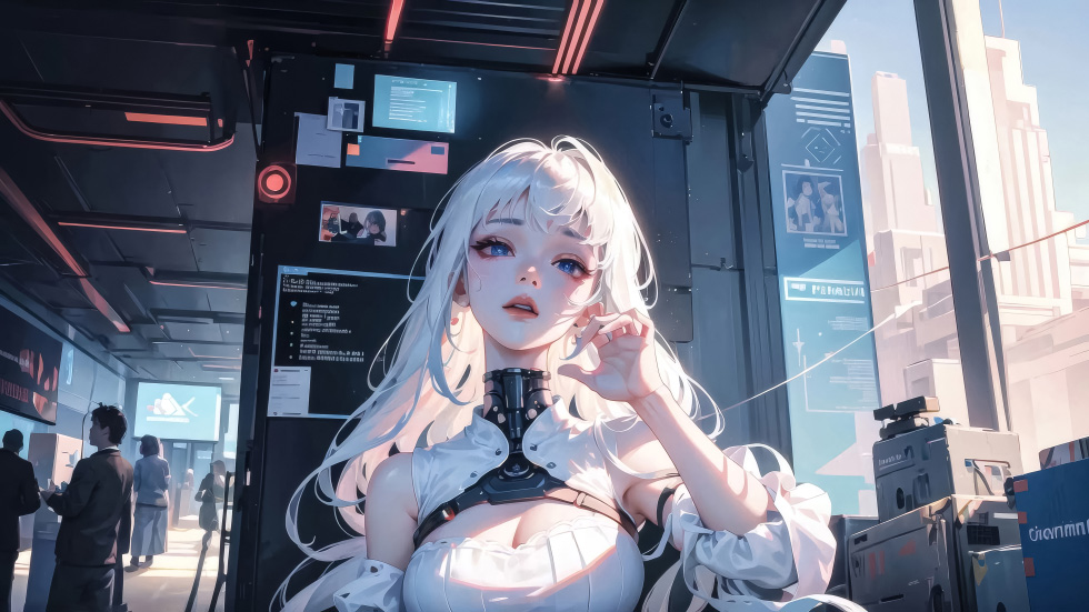 白发机械少女 未来都市_59b3b78784e8